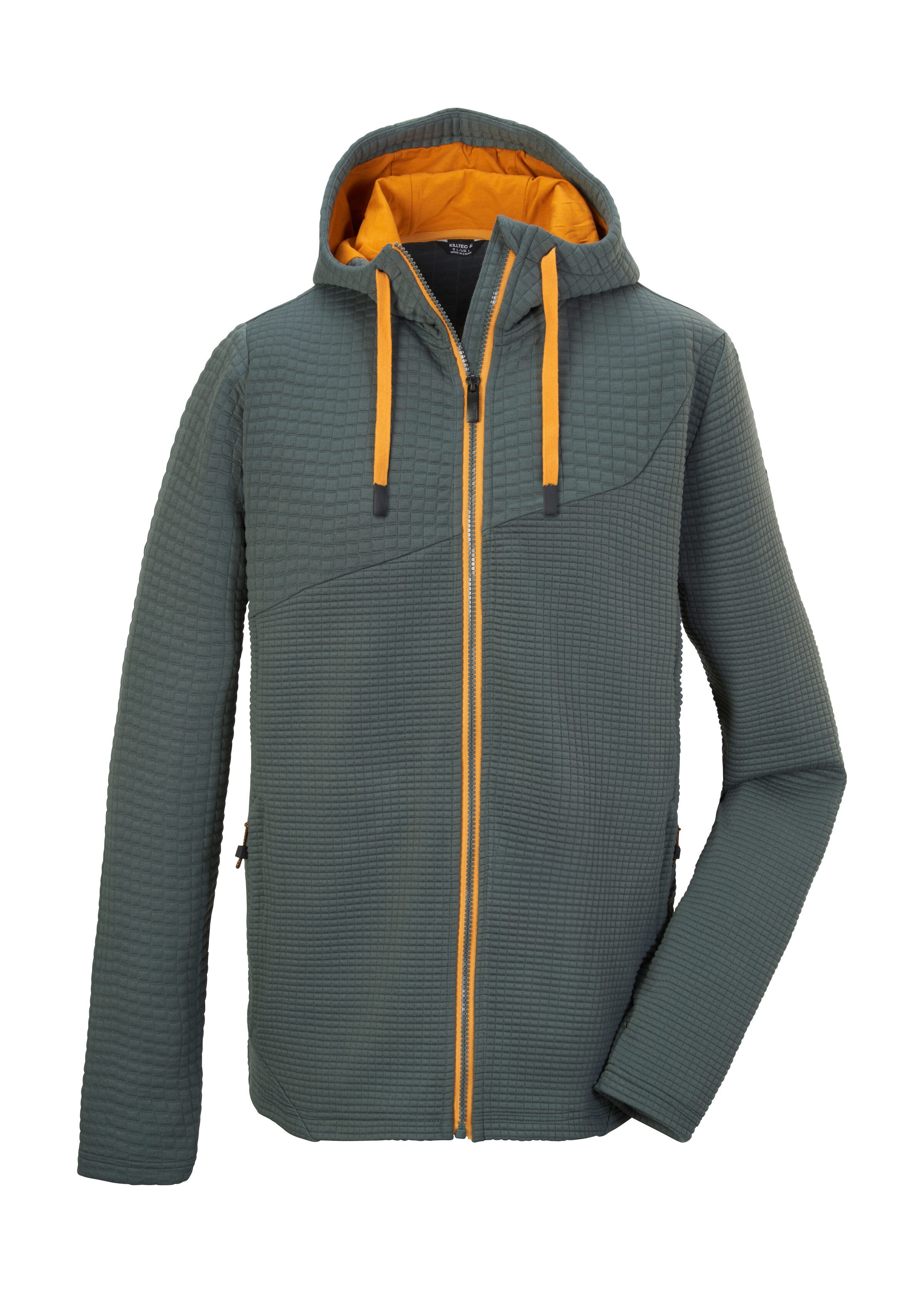Killtec Vest KOS 123 MN FLX JCKT Heren powerstretchjack met capuchon, hoog draagcomfort