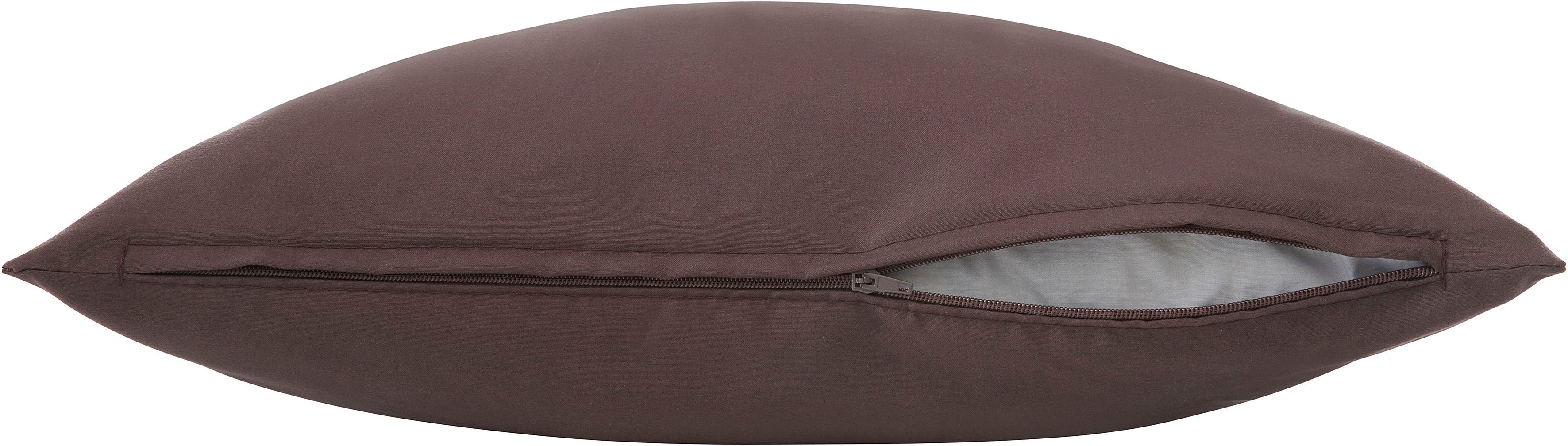 Bruno Banani Sierkussen Lagan 2-delige set, effen, kussenhoezen zonder vulling, 40 x 40 cm (2 stuks)