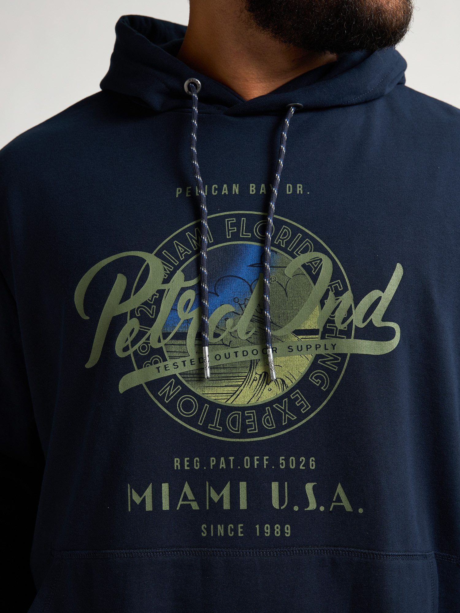 Petrol Industries Hoodie met logoprint