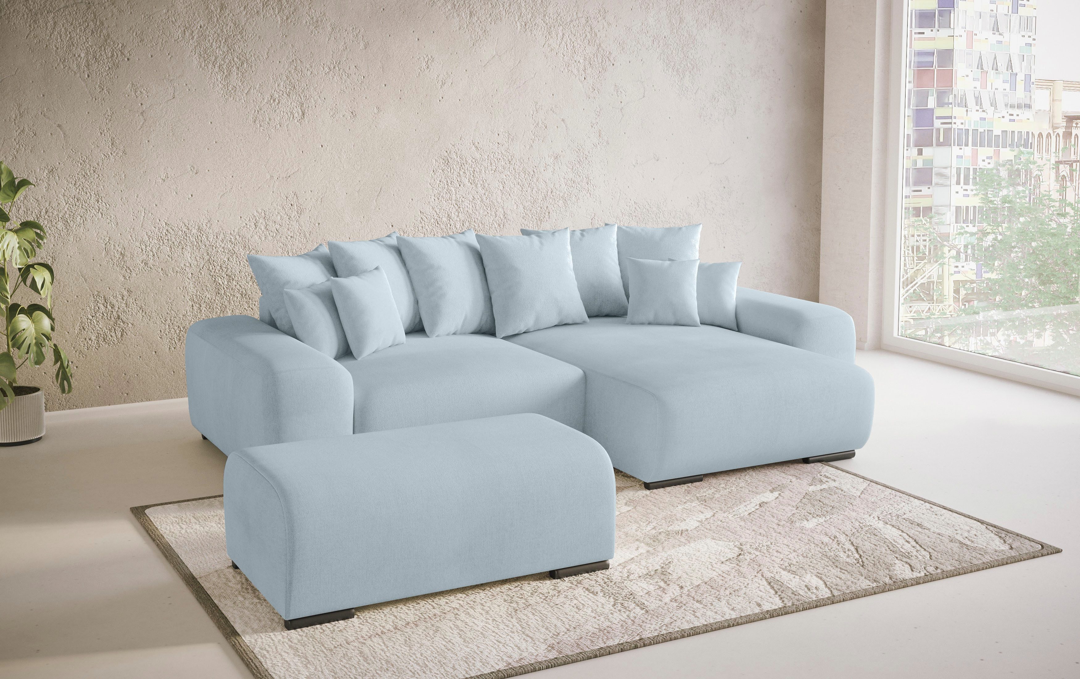 Mr. Couch Hockerbank Sundance met comfortabele boxspring-pocketveringkern, passend bij het garnituur