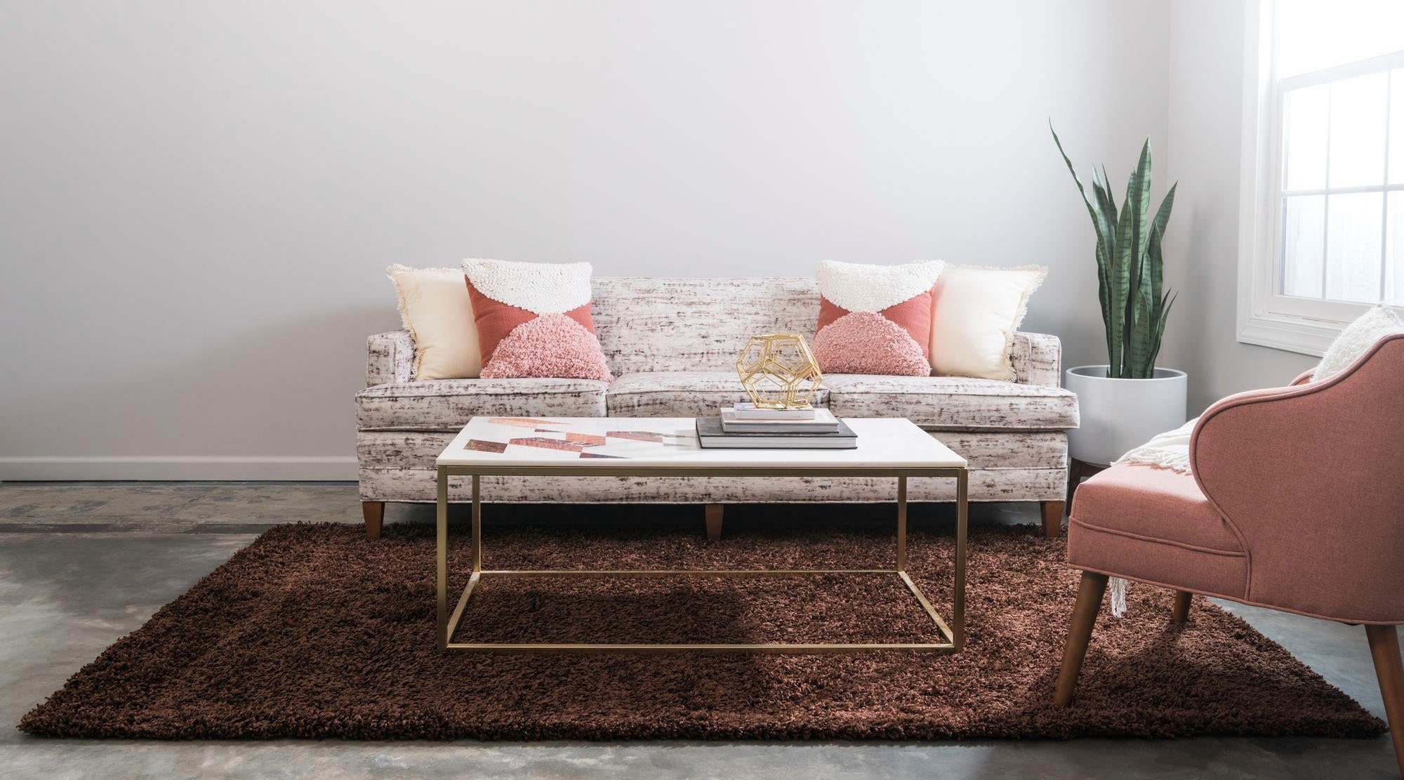 Myflair Möbel & Accessoires Hoogpolig vloerkleed Shaggy shag voorraadopruiming geweven, unikleurig, ideaal in de woonkamer & slaapkamer