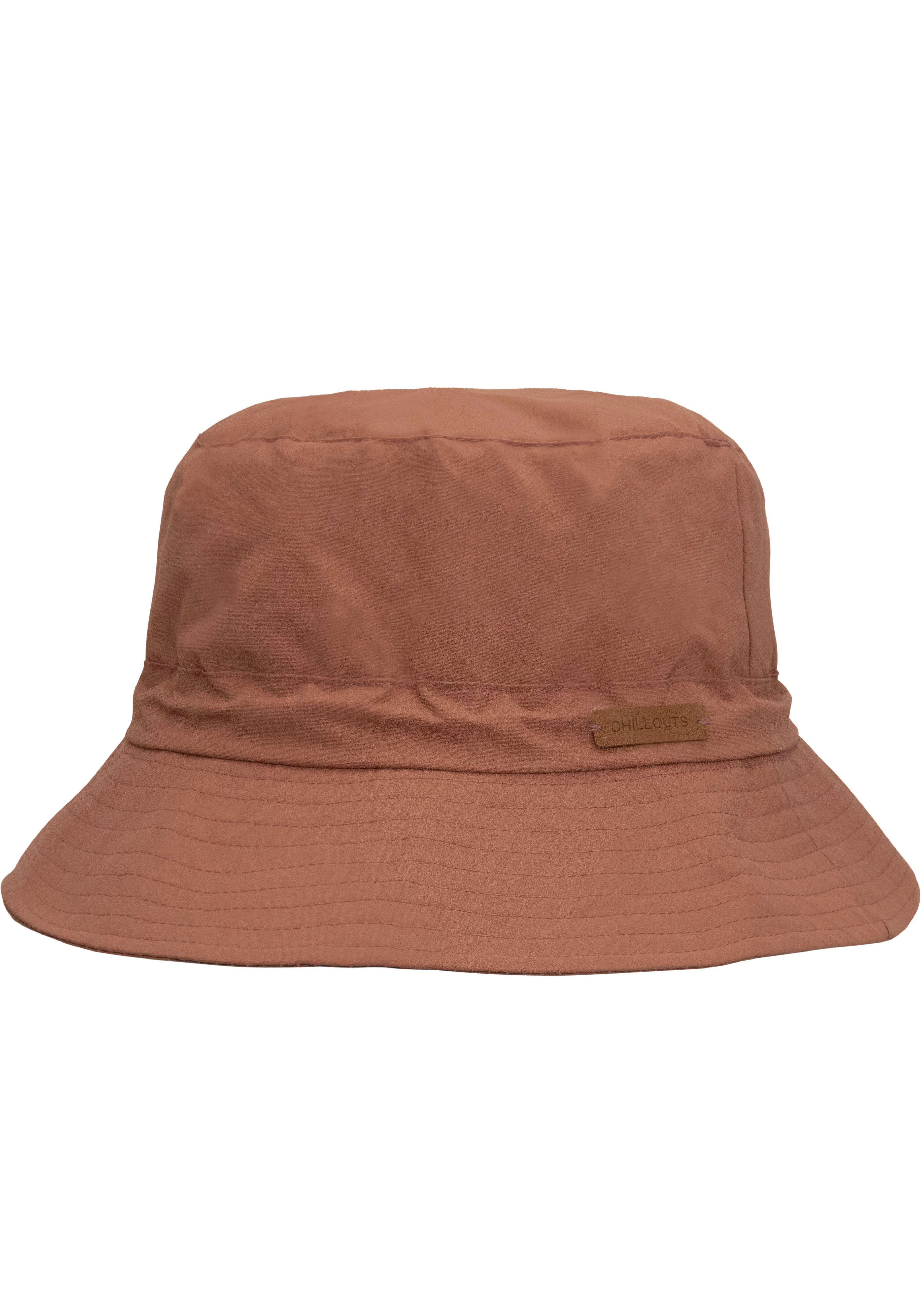 chillouts Vissershoed met labelstempel dames hoeden maat L/XL rood