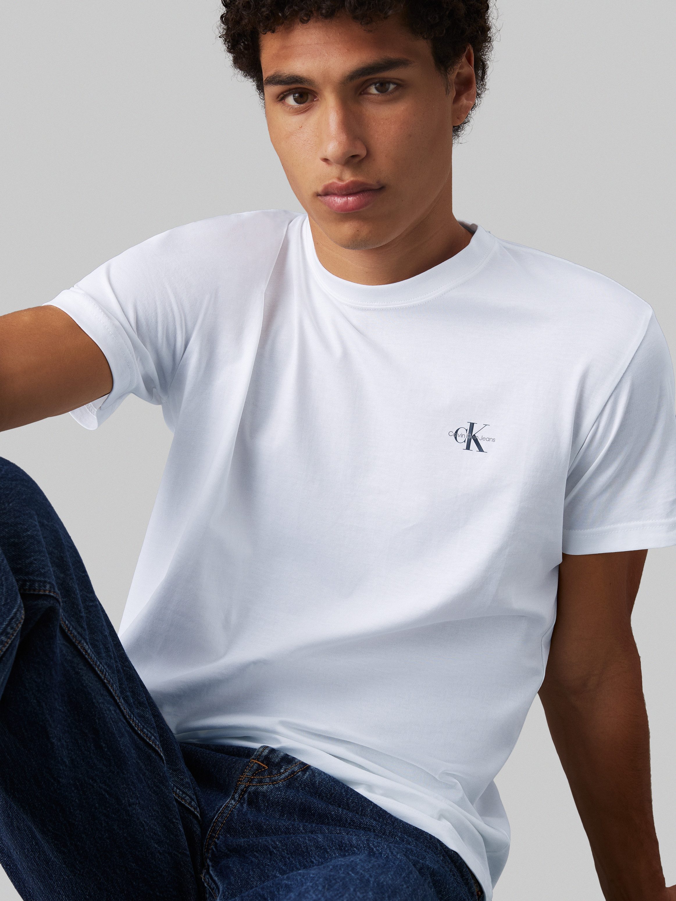 Calvin Klein T-shirt 2 PACK MONOLOGO (Set van 2)