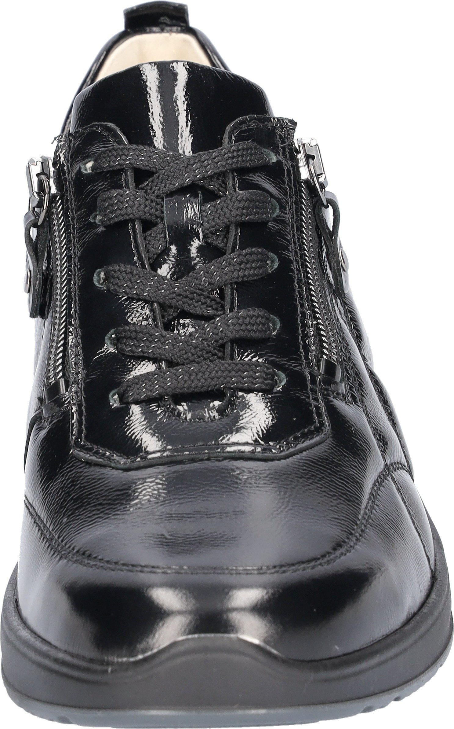Waldläufer Sneakers Kalea comfortabele schoen, lage schoen, veterschoen met rits, k-breedte