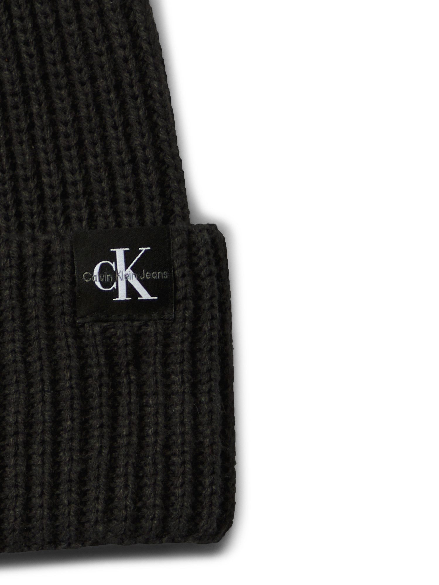 Calvin Klein Gebreide muts Monogram Rib Scarf Beanie Set