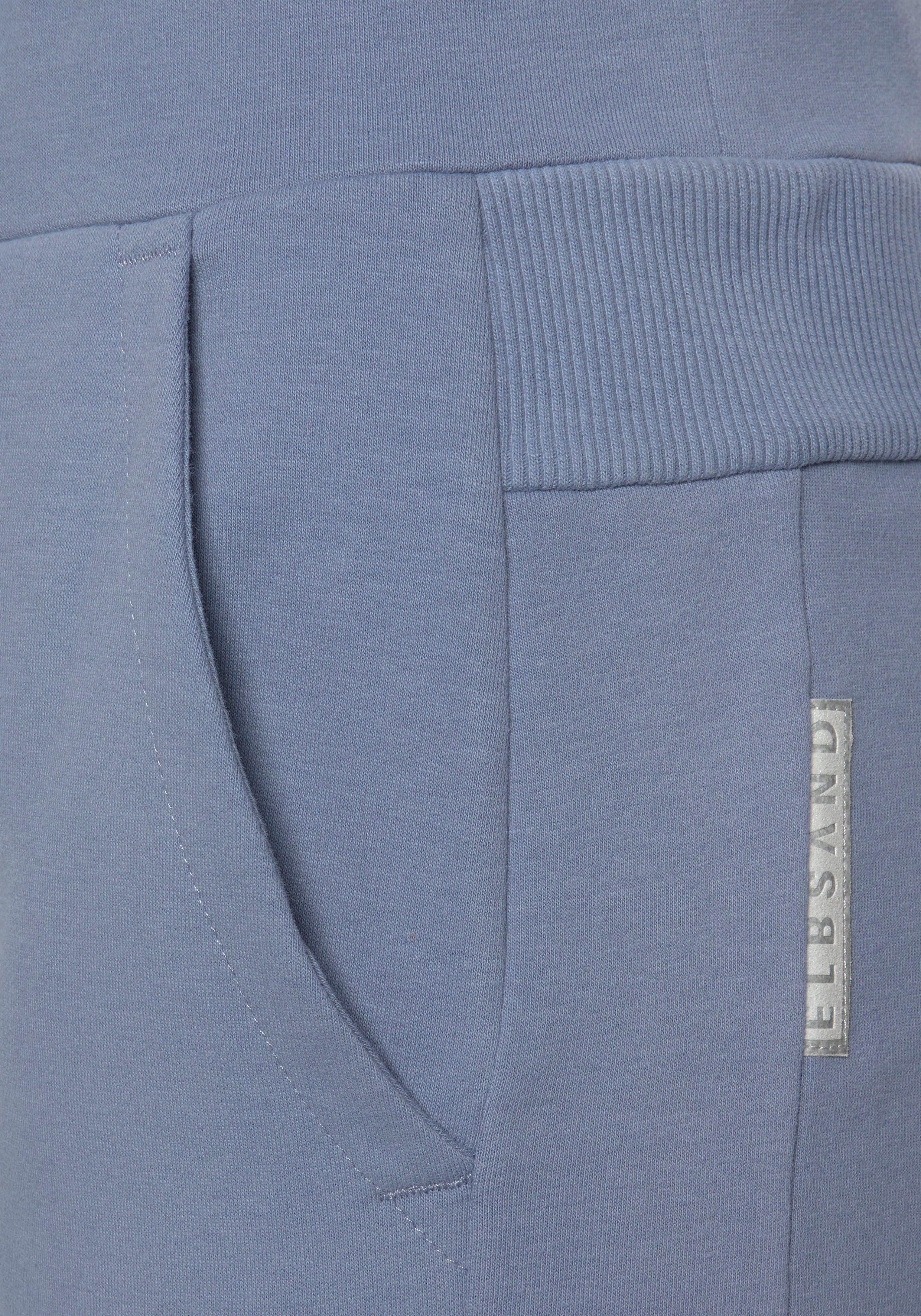 Elbsand Sweatbroek Brinja met logoprint op de tailleband en zakken, joggingbroek, loungebroek