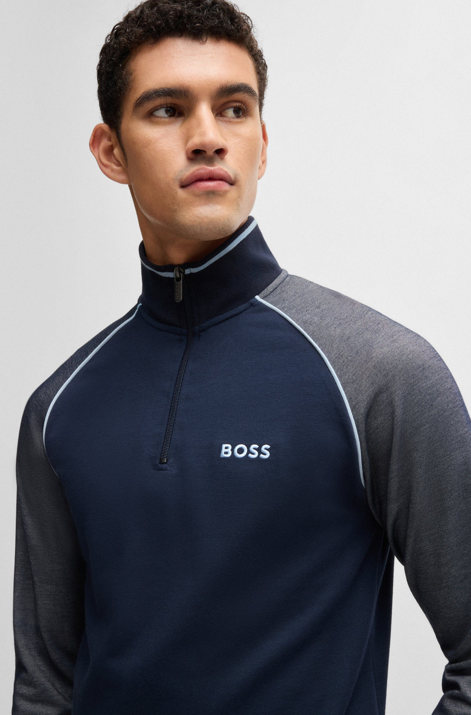 BOSS Sweatshirt Tracksuit 1/4 Jacket