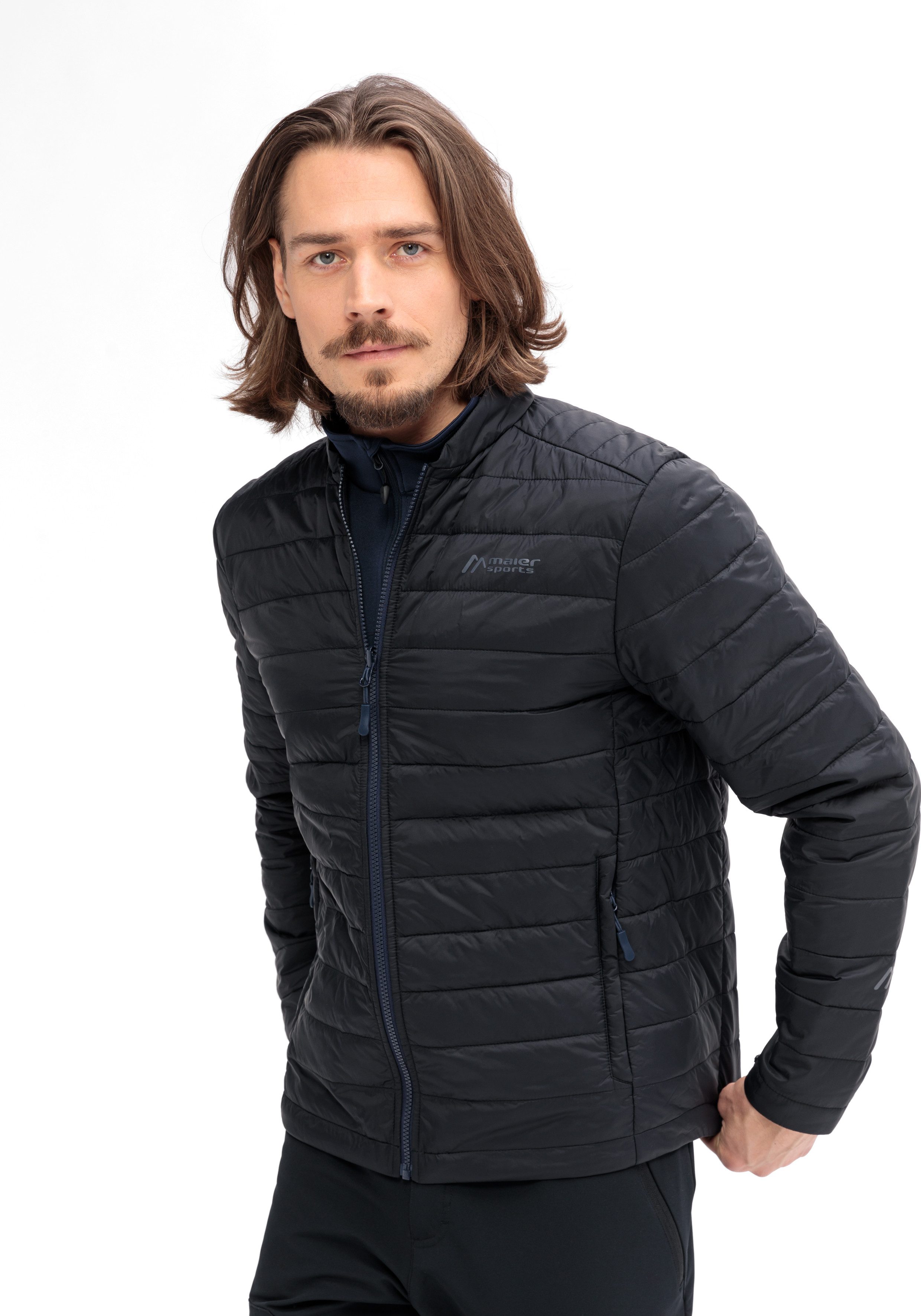 Maier Sports Functioneel jack WOUT Heren outdoor-jack, wind/waterdicht, 2 ritszakken en capuchon