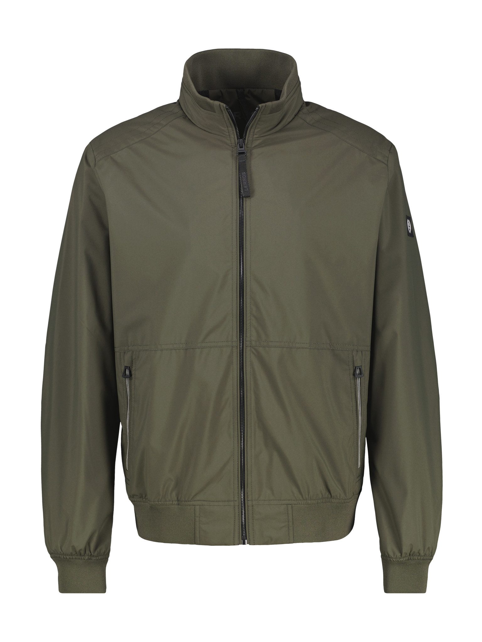 Lerros Blouson met geborduurd logo heren jassen maat XL groen