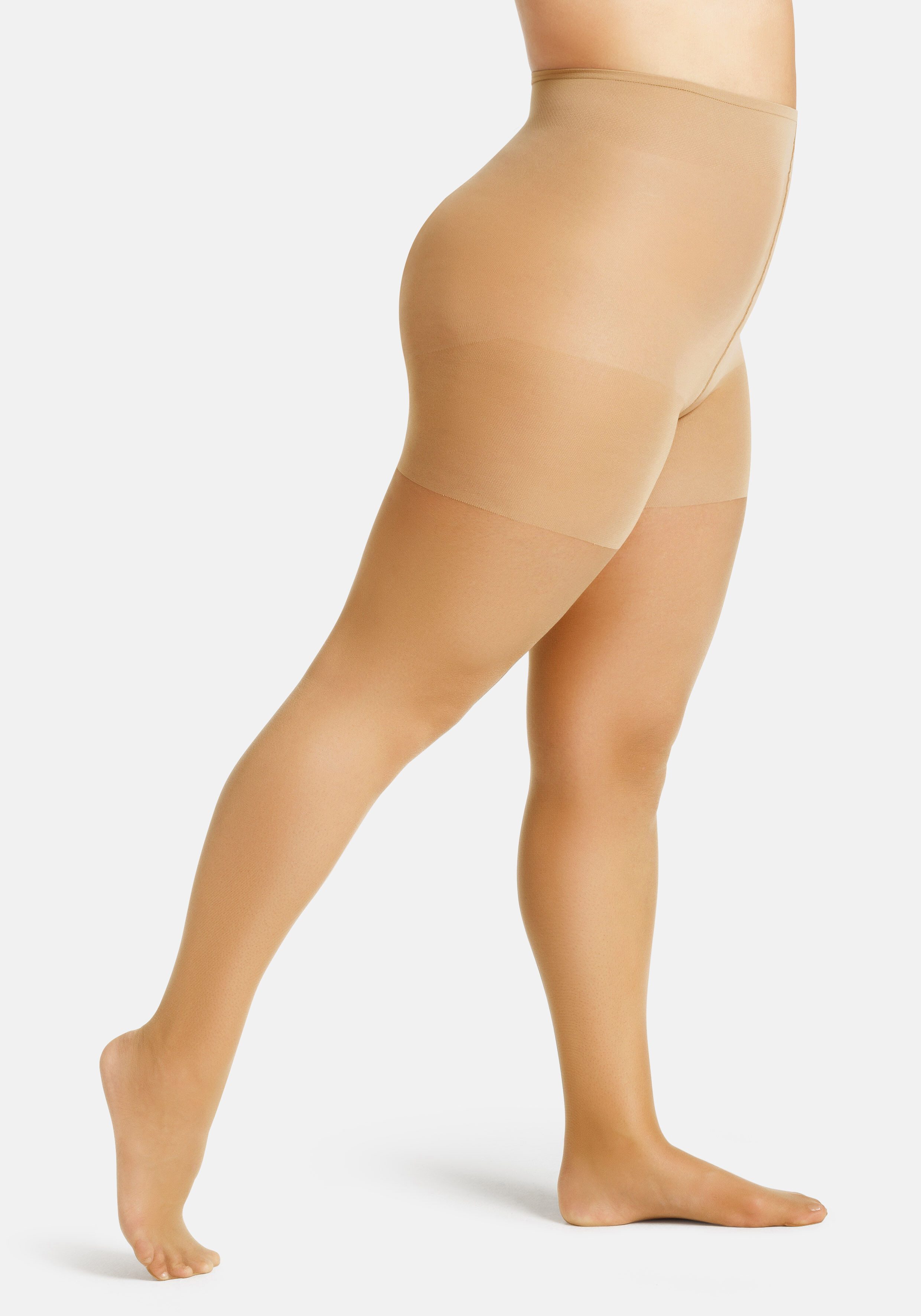 Camano Panty Fine curvy natuurlijke matte look dames panty's & leggings maat 52 (54) beige