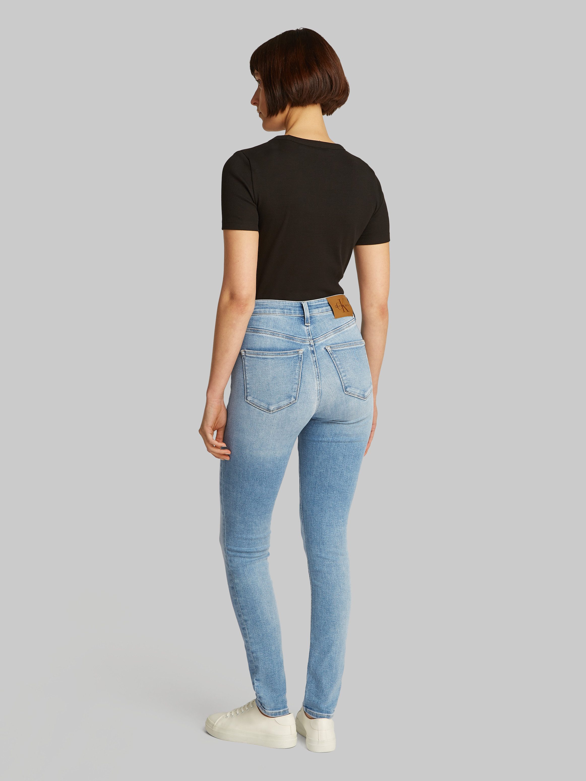 Calvin Klein Skinny fit jeans High rise skinny in 5-pocketsstijl