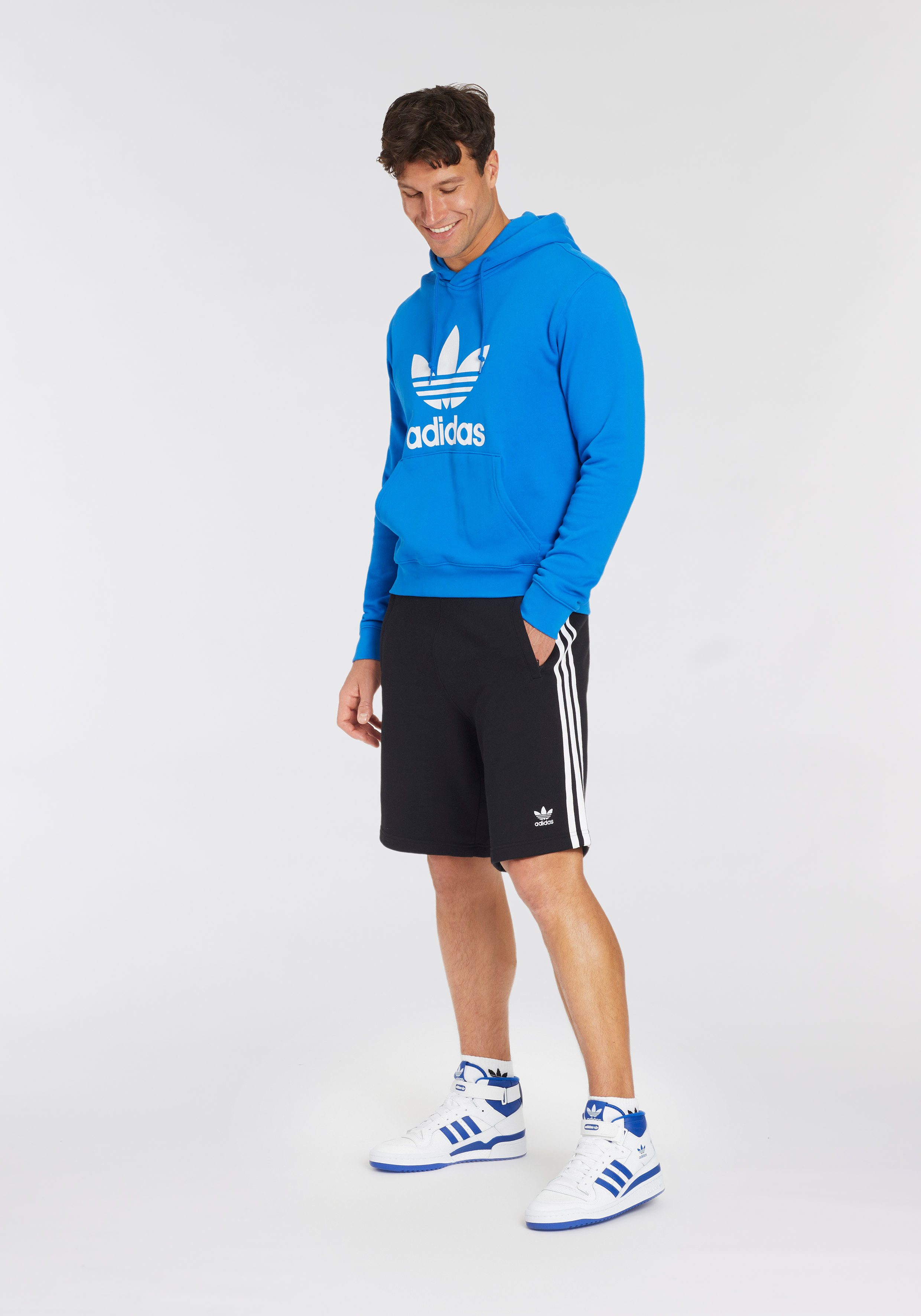 adidas Originals Short 3-STRIPE SHORT Drie-strepen sweat shorts van zacht french terry materiaal (1-delig)