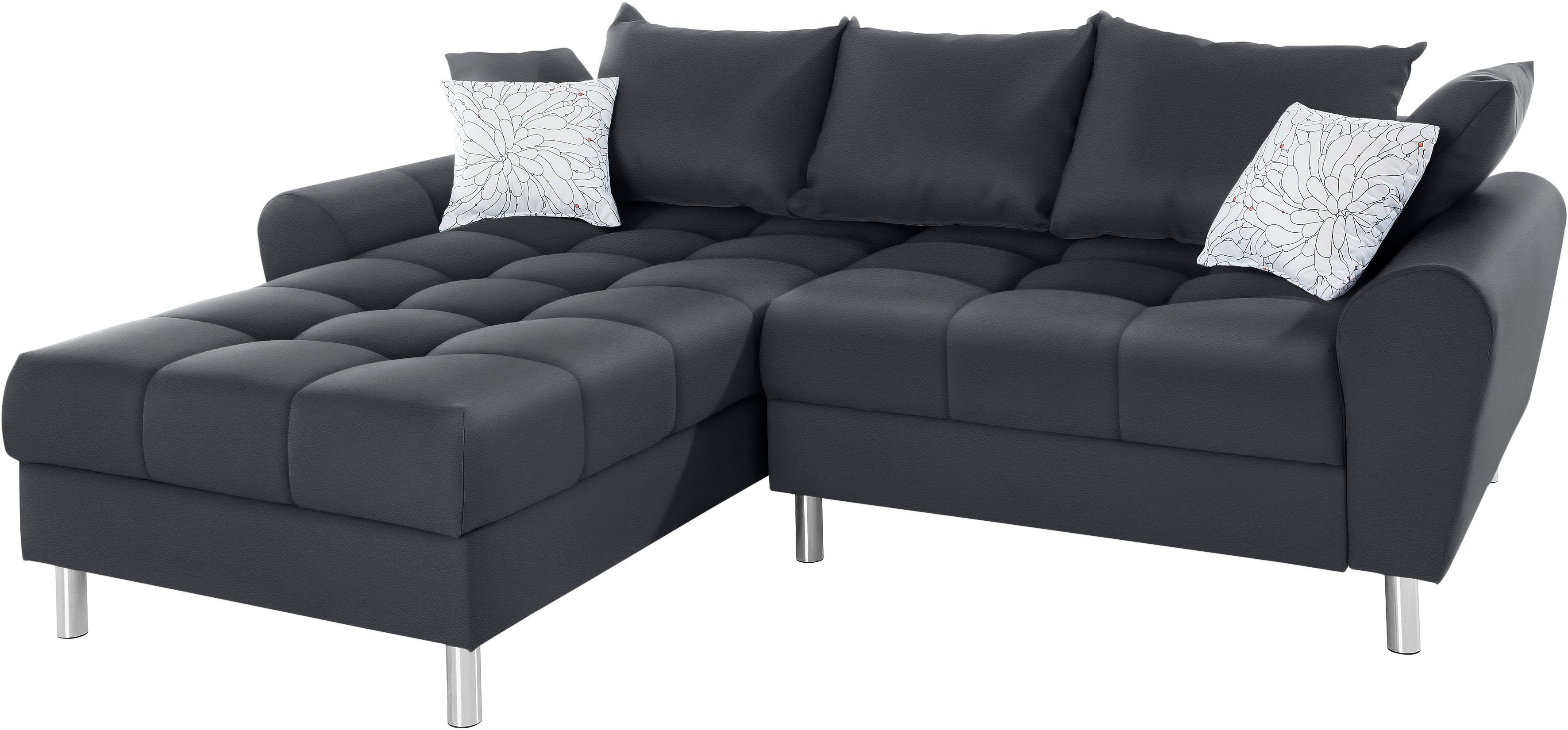 COLLECTION AB Hoekbank Rada L-vorm inclusief hocker, slaapfunctie en binnenvering