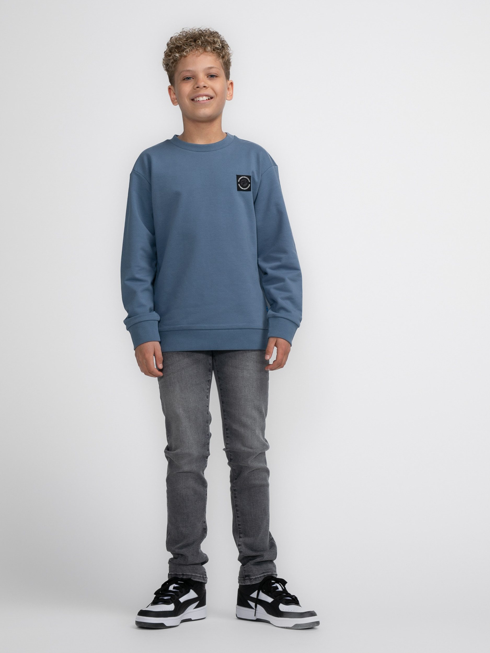 Petrol Industries Sweater met reliëf op de borst