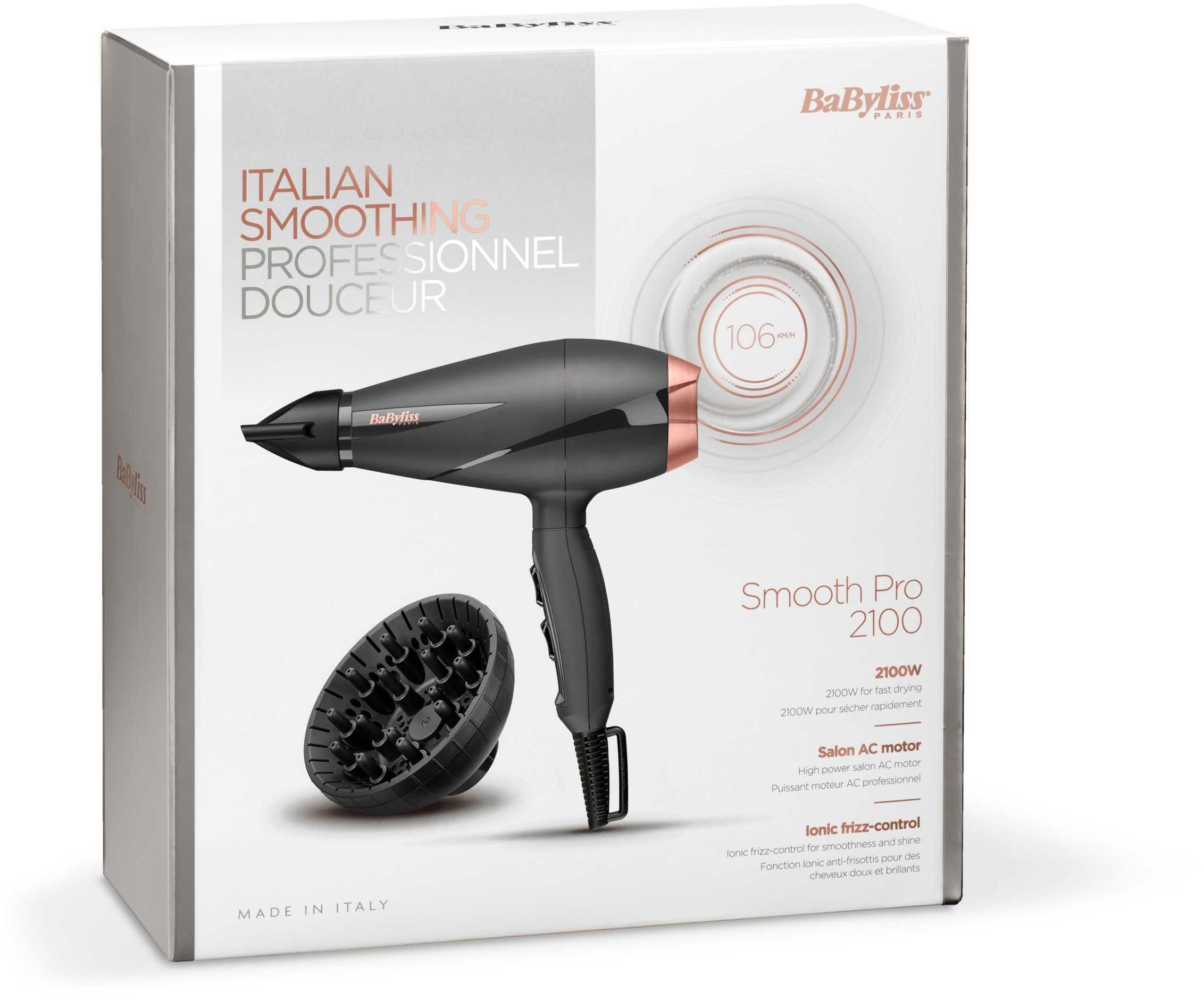 Babyliss Ionic haardroger BaByliss Smooth Pro 2100