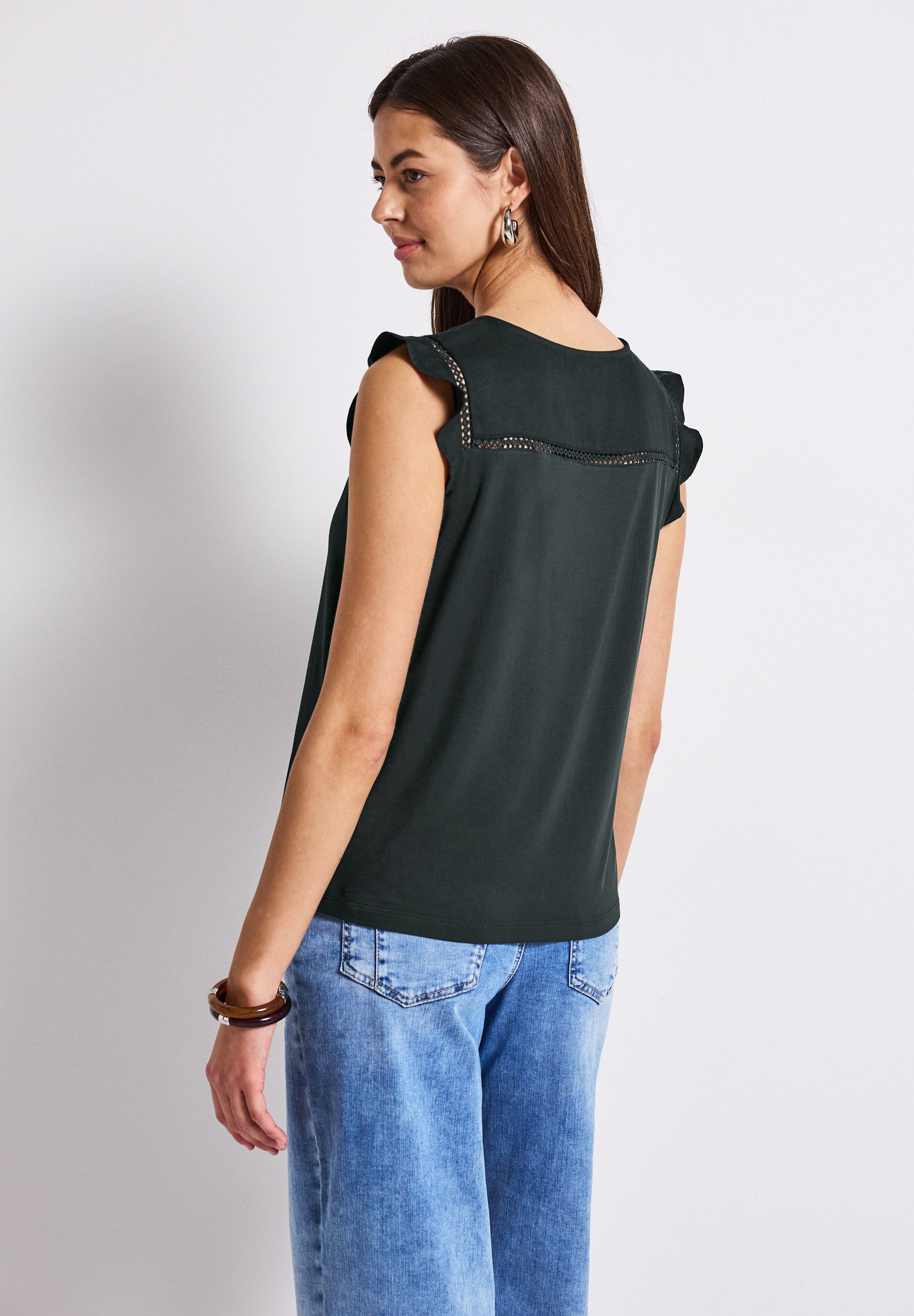 STREET ONE Shirttop met gehaakte details
