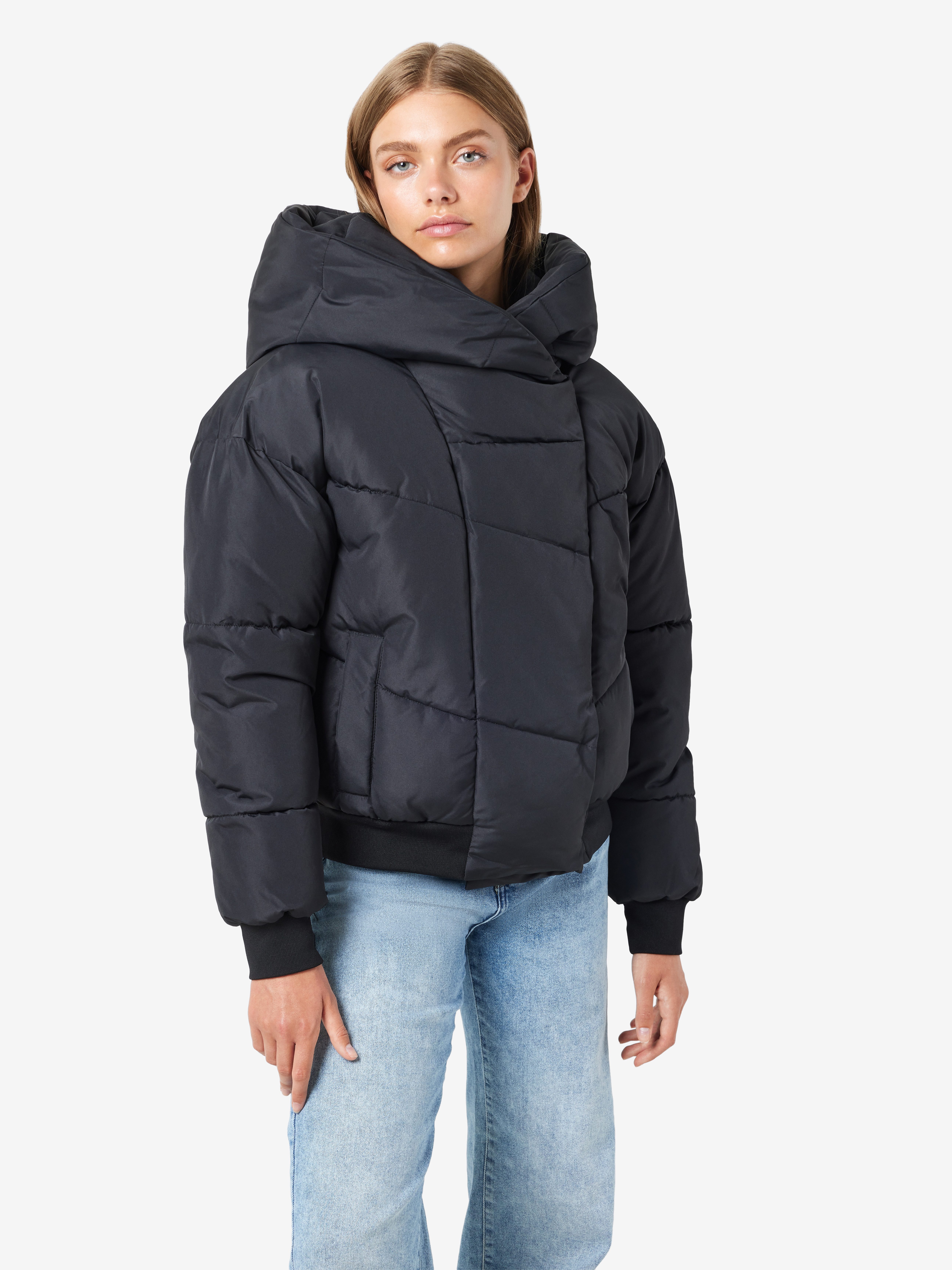 Noisy may Gewatteerde jas NMTALLY L/S BOMBER JACKET NOOS FWD