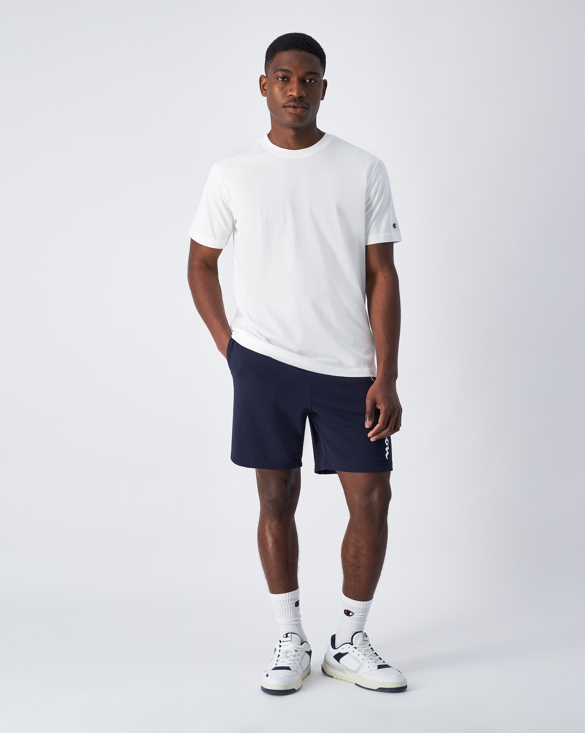 Champion T-shirt 2PACK CREW-NECK Basic shirt, dubbelpack (set, 2-delig, Set)