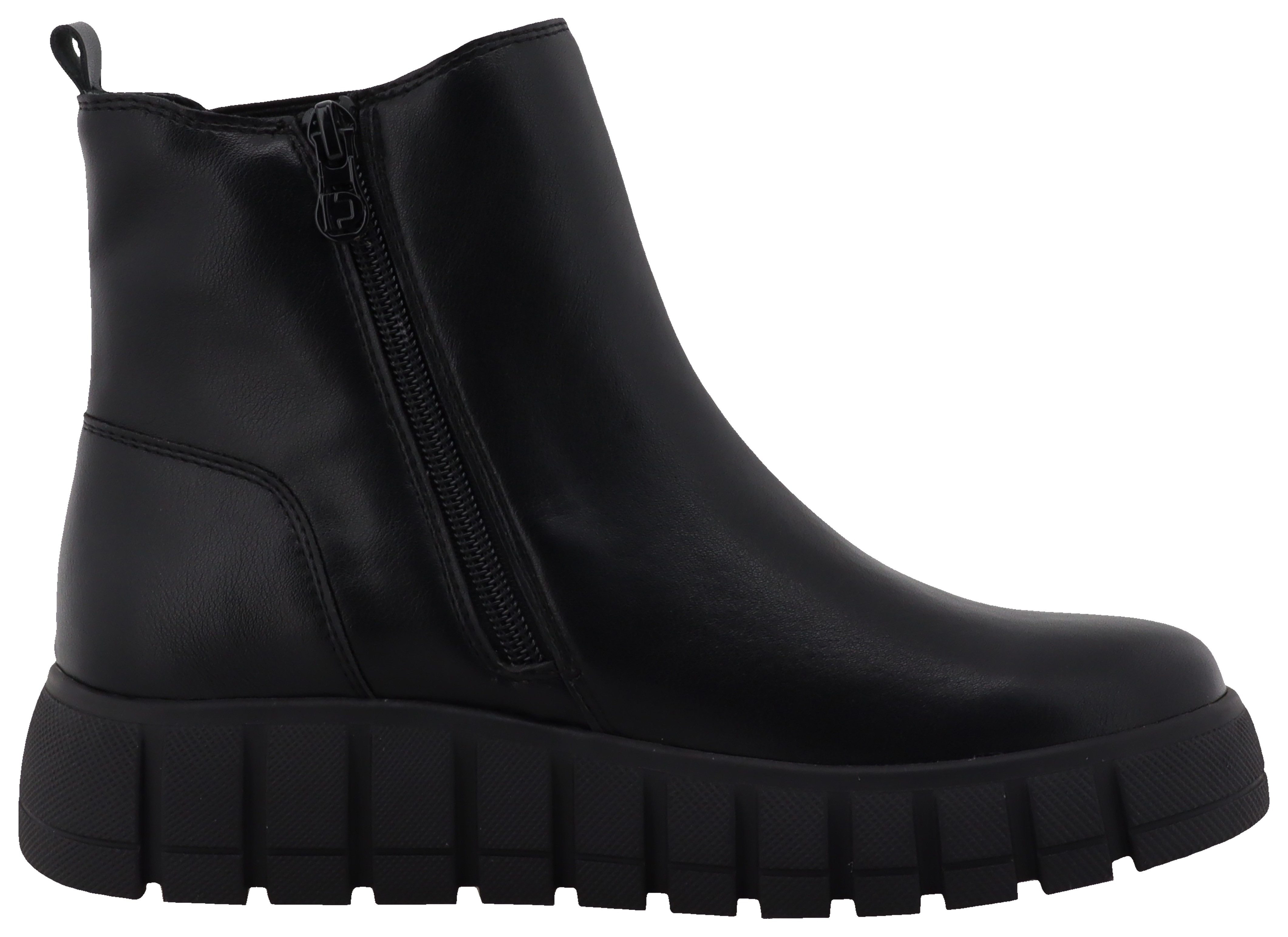 Tom Tailor Chelsea-boots , plateau, wedge enkellaars met praktische ritssluiting