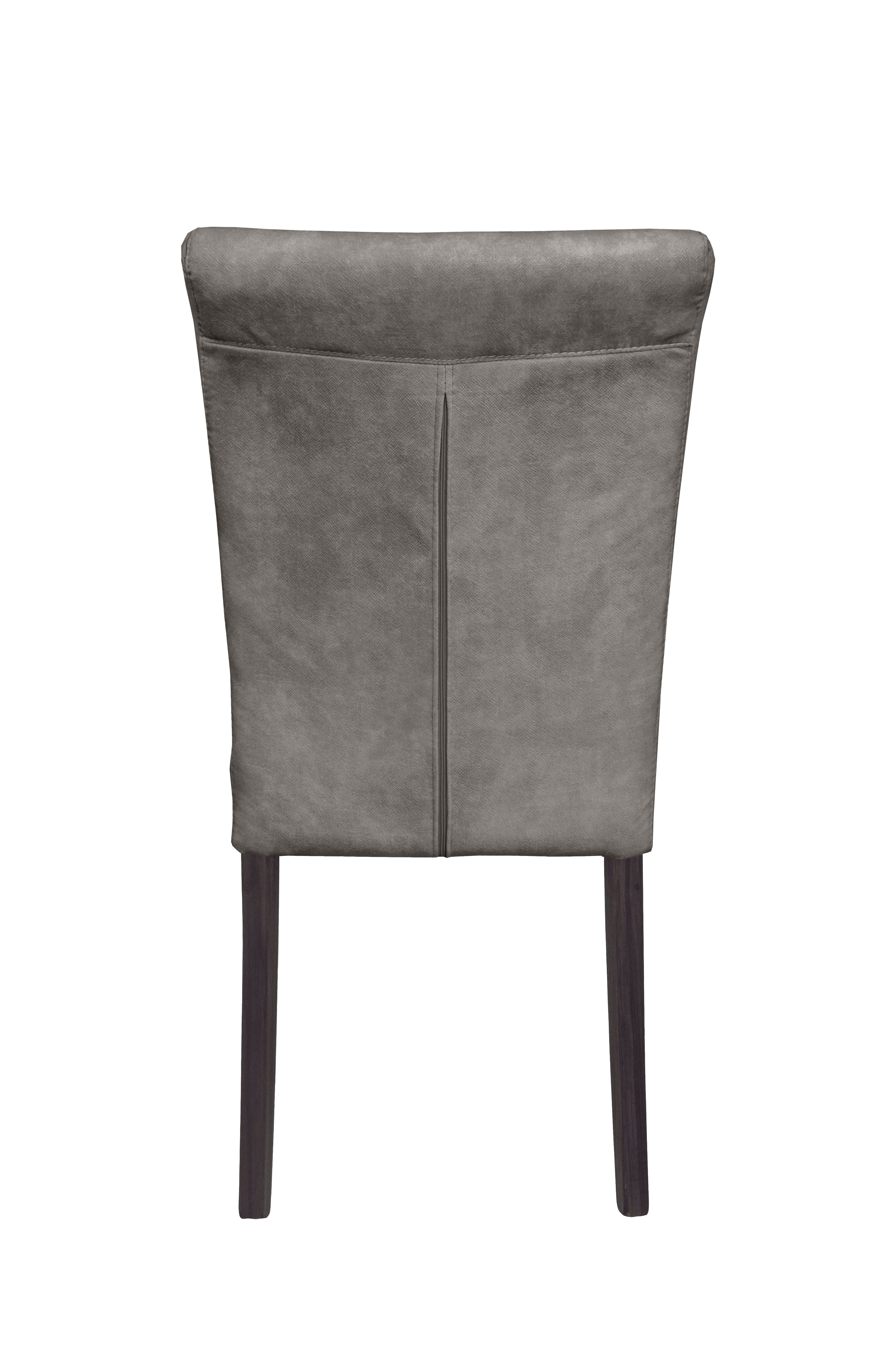 Home affaire Stoel met 4 poten Henry Zacht verdikte zitting en rugleuning (set, 2 stuks)
