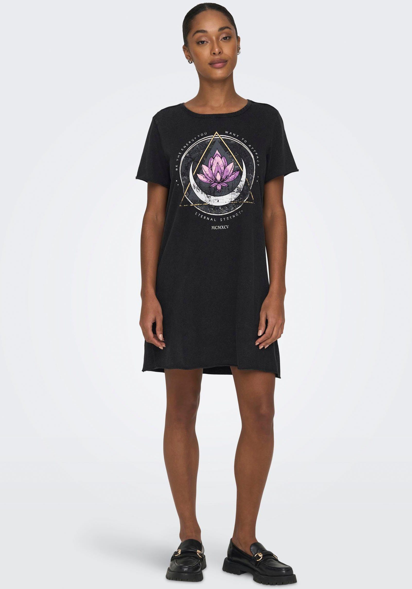 Only Shirtjurk ONLLUCY LIFE DRESS S/S JRS NOOS