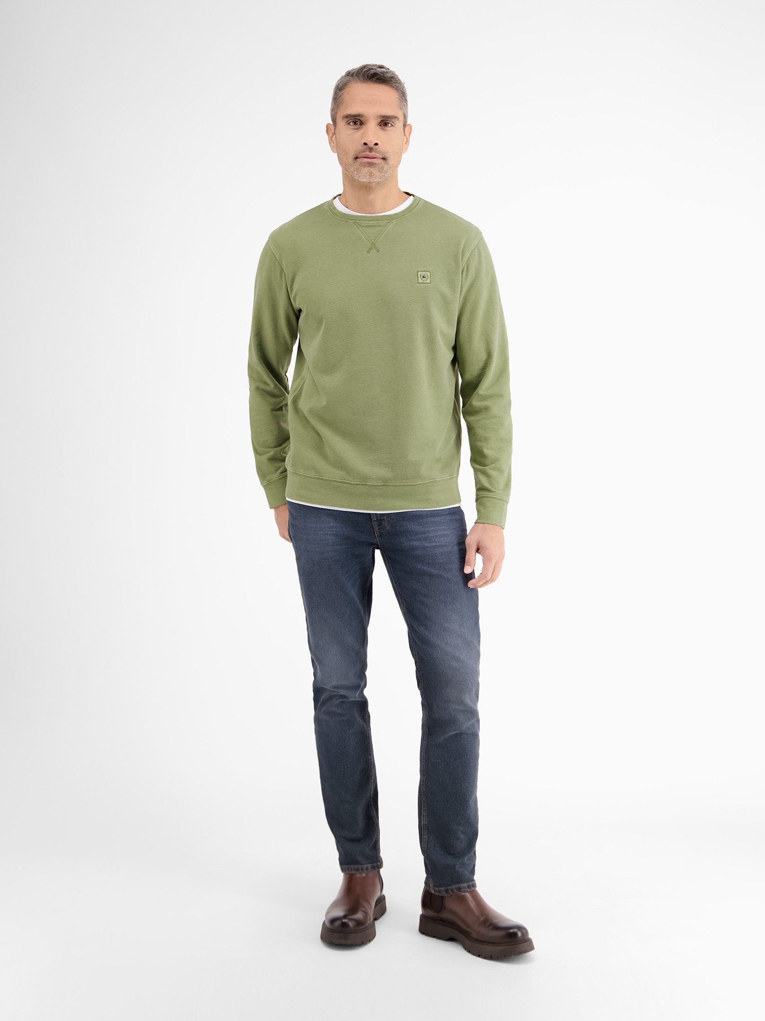 Lerros Sweatshirt LERROS urbane sweatshirtstijl, zachte handgevoel