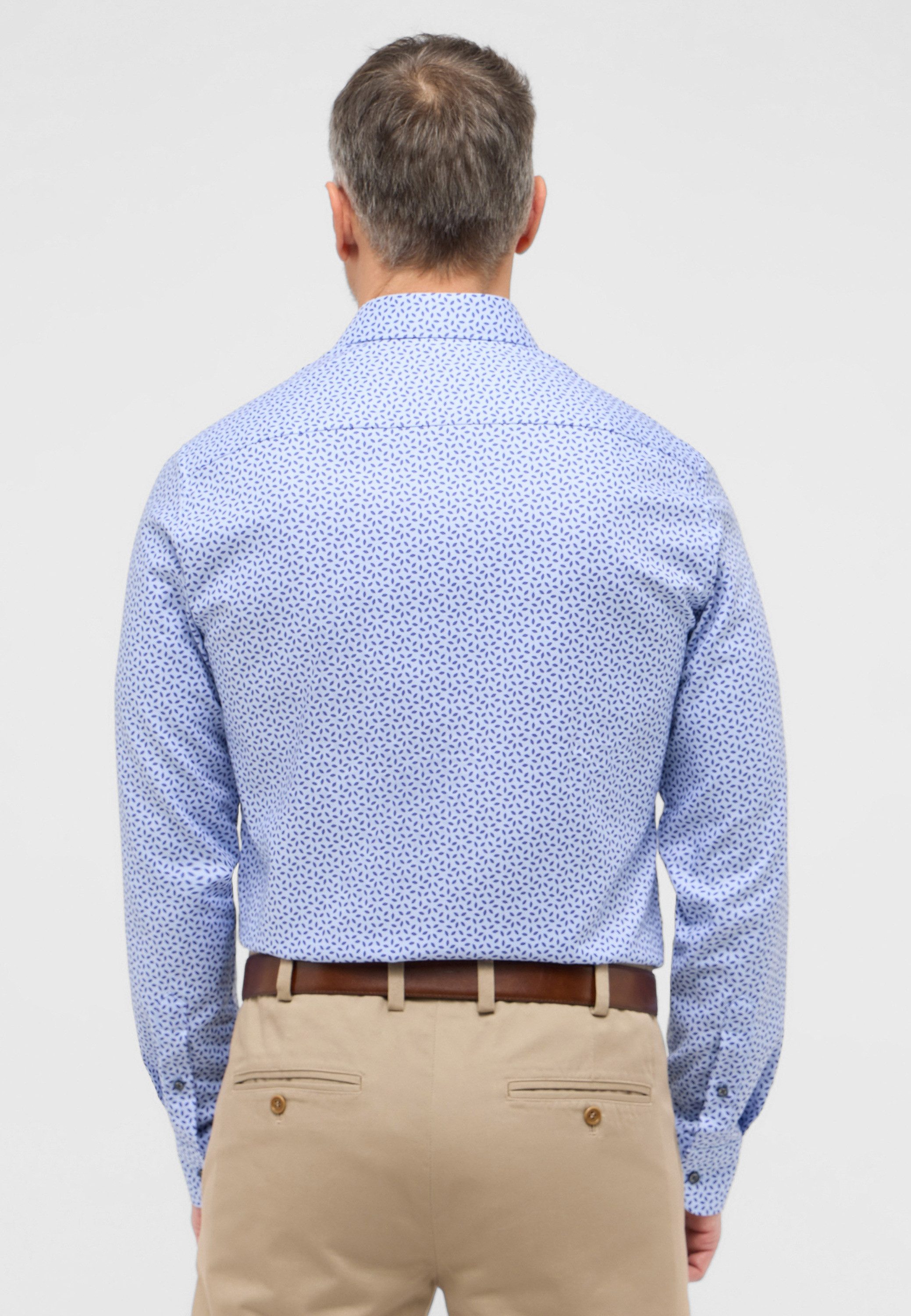 Eterna Overhemd met lange mouwen Slim fit NON IRON (strijkvrij)