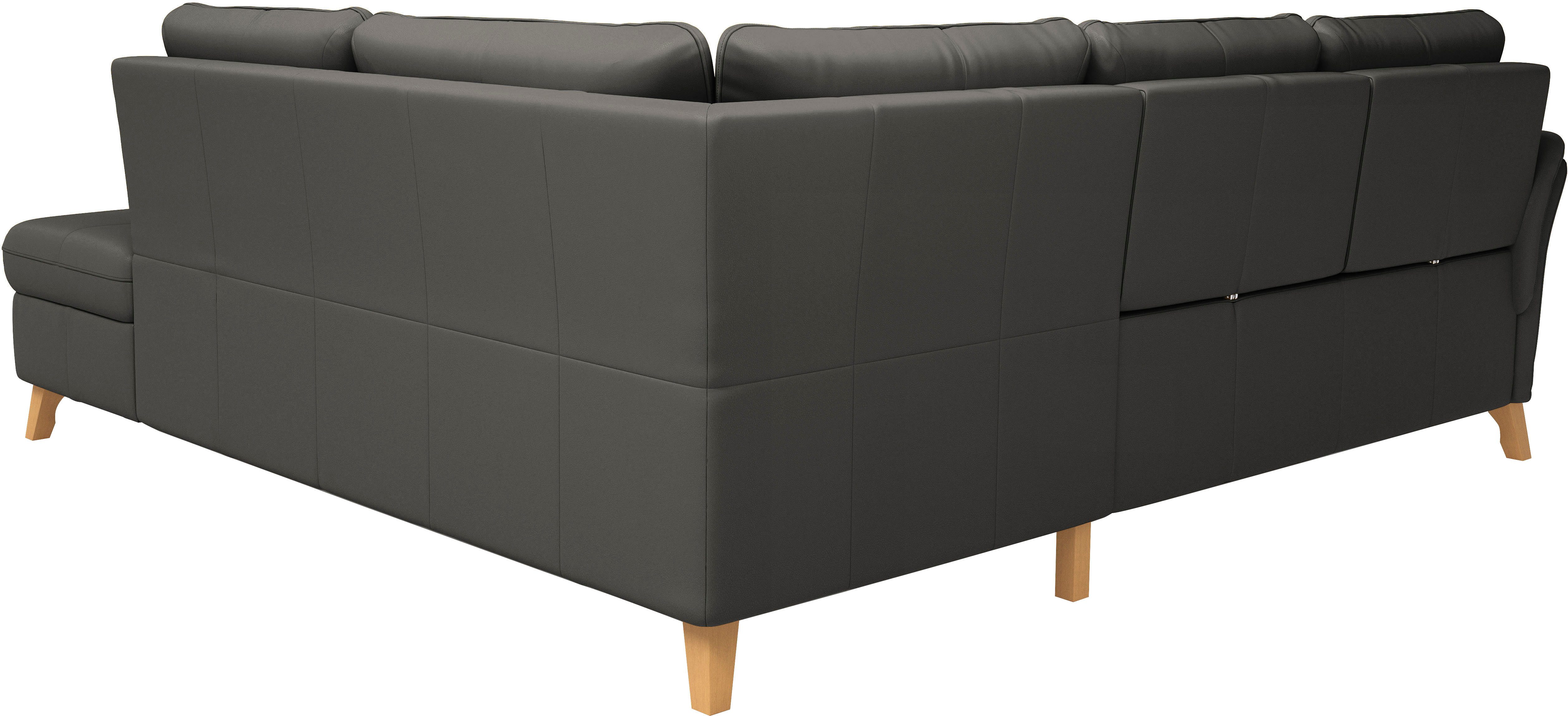 sit&more Hoekbank Göteborg inclusief zitdiepteverstelling, optioneel met bedfunctie & bedlade