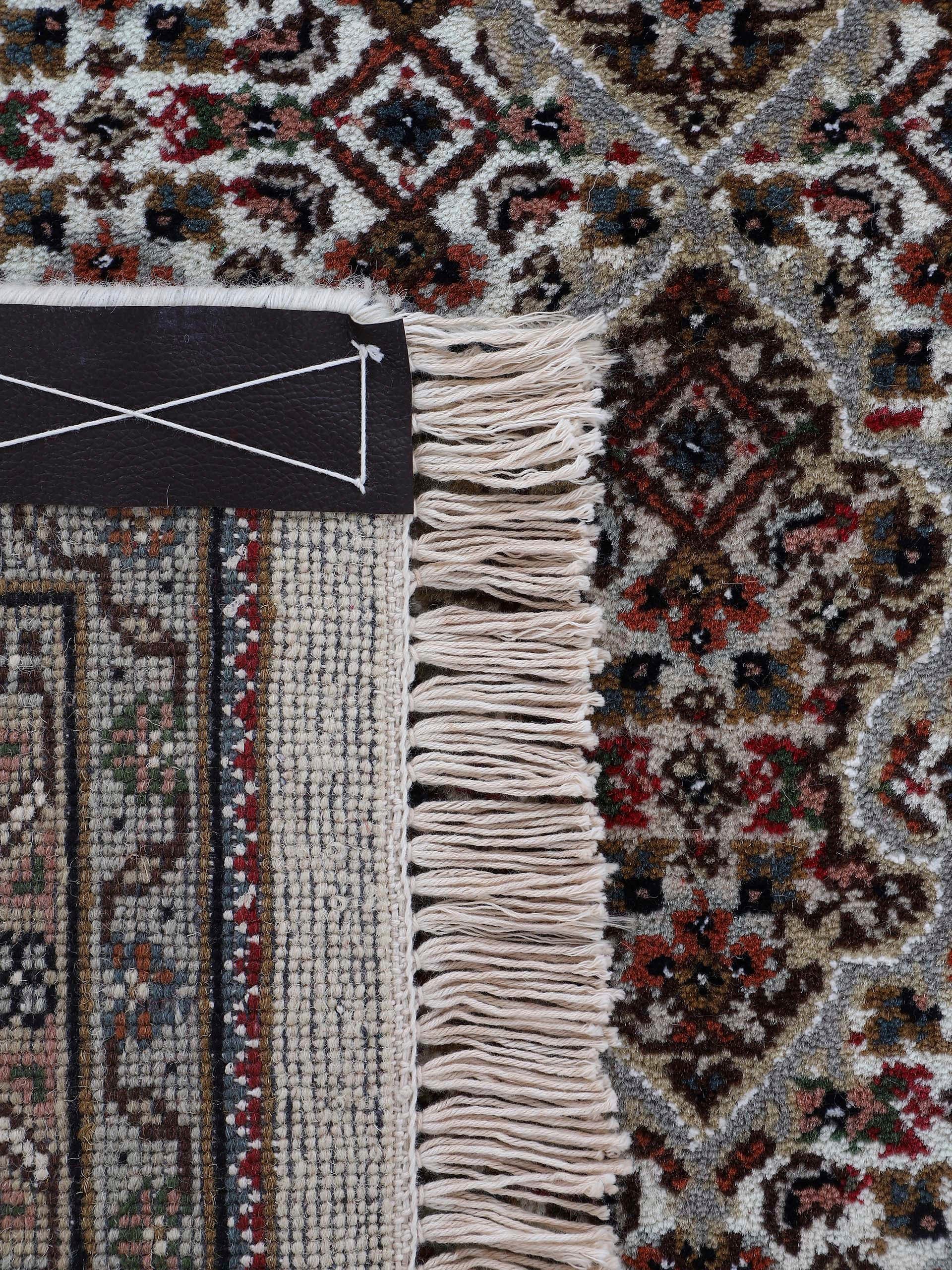 Woven Arts Oosters tapijt Tabriz Mahi met de hand geknoopt, woonkamer, zuivere wol