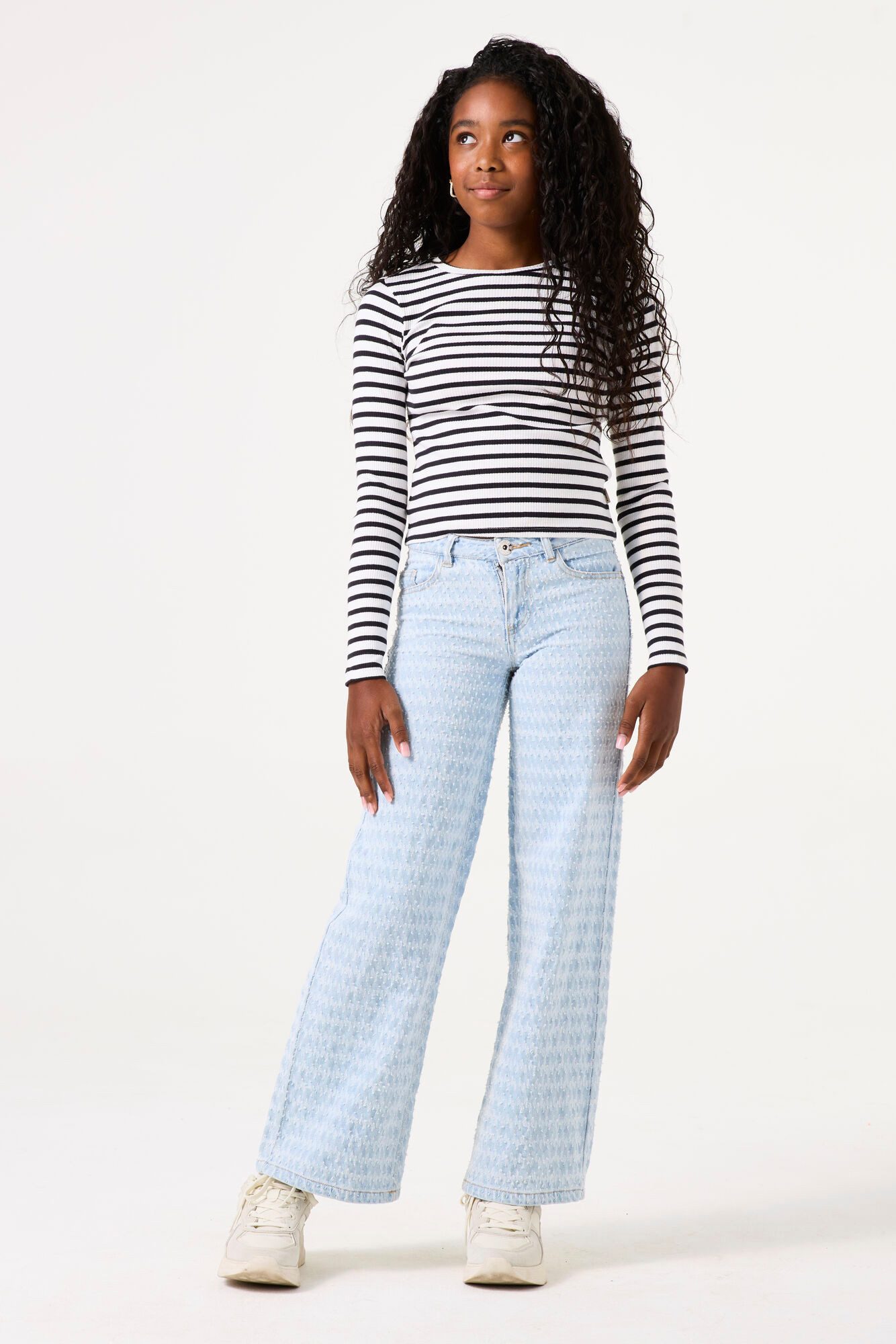 Garcia Shirttop met gestreept patroon
