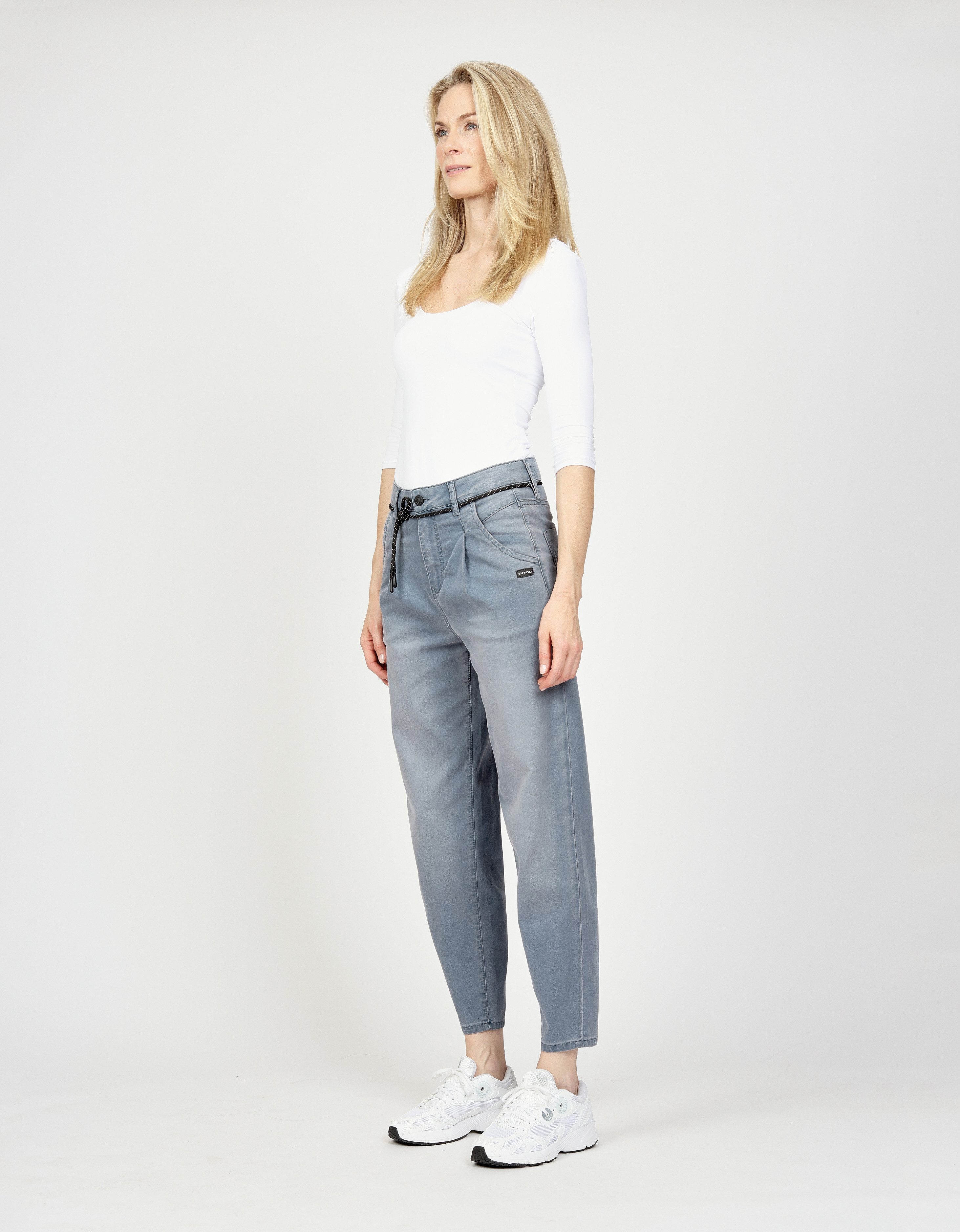 GANG Ankle jeans 94SILVIA JOGGER in ballon-fit, casual wijd o-vorm