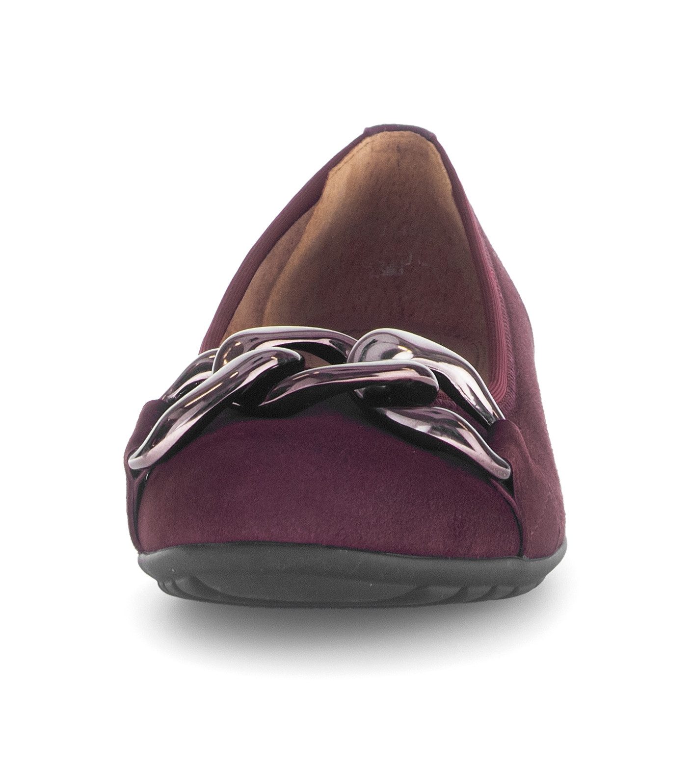 Gabor Ballerina's Florence , businessschoen, instapschoen met elastische afwerking, breedte g