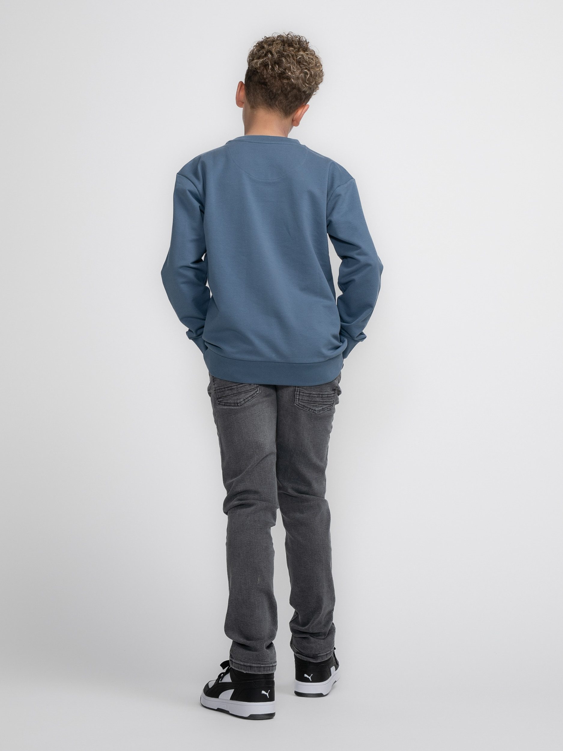 Petrol Industries Sweater met reliëf op de borst