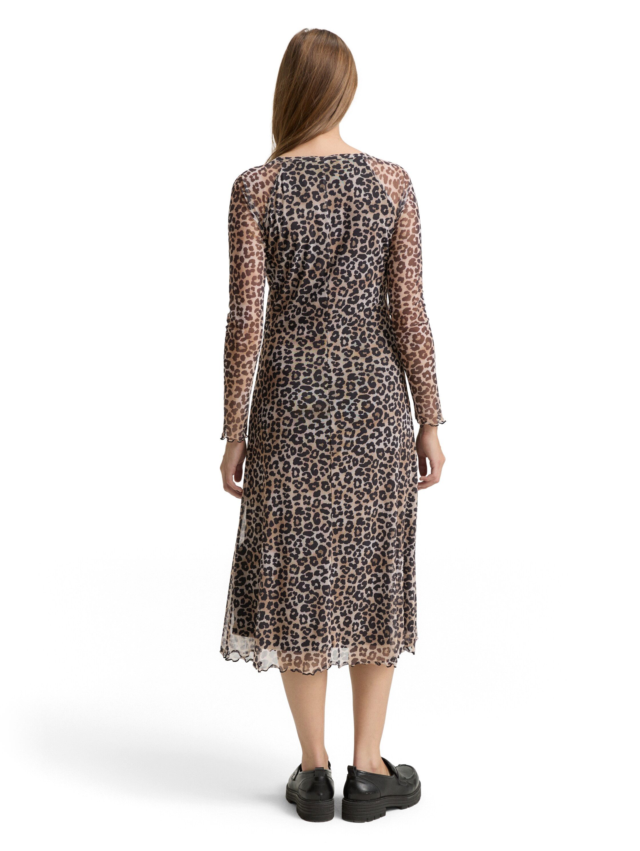 Tom Tailor Denim Midi-jurk met print all-over