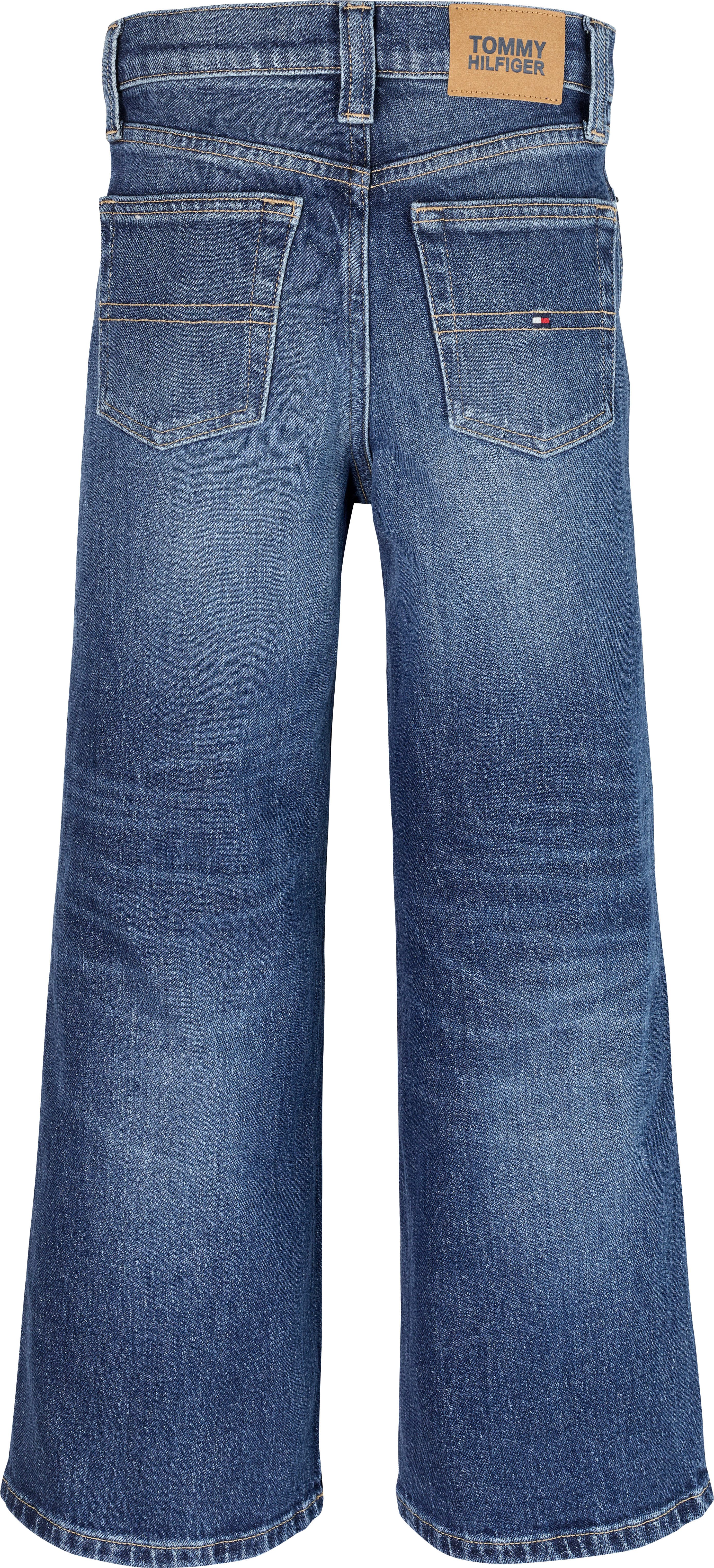 Tommy Hilfiger Wijde jeans MABEL DARK WASH met logoborduursels