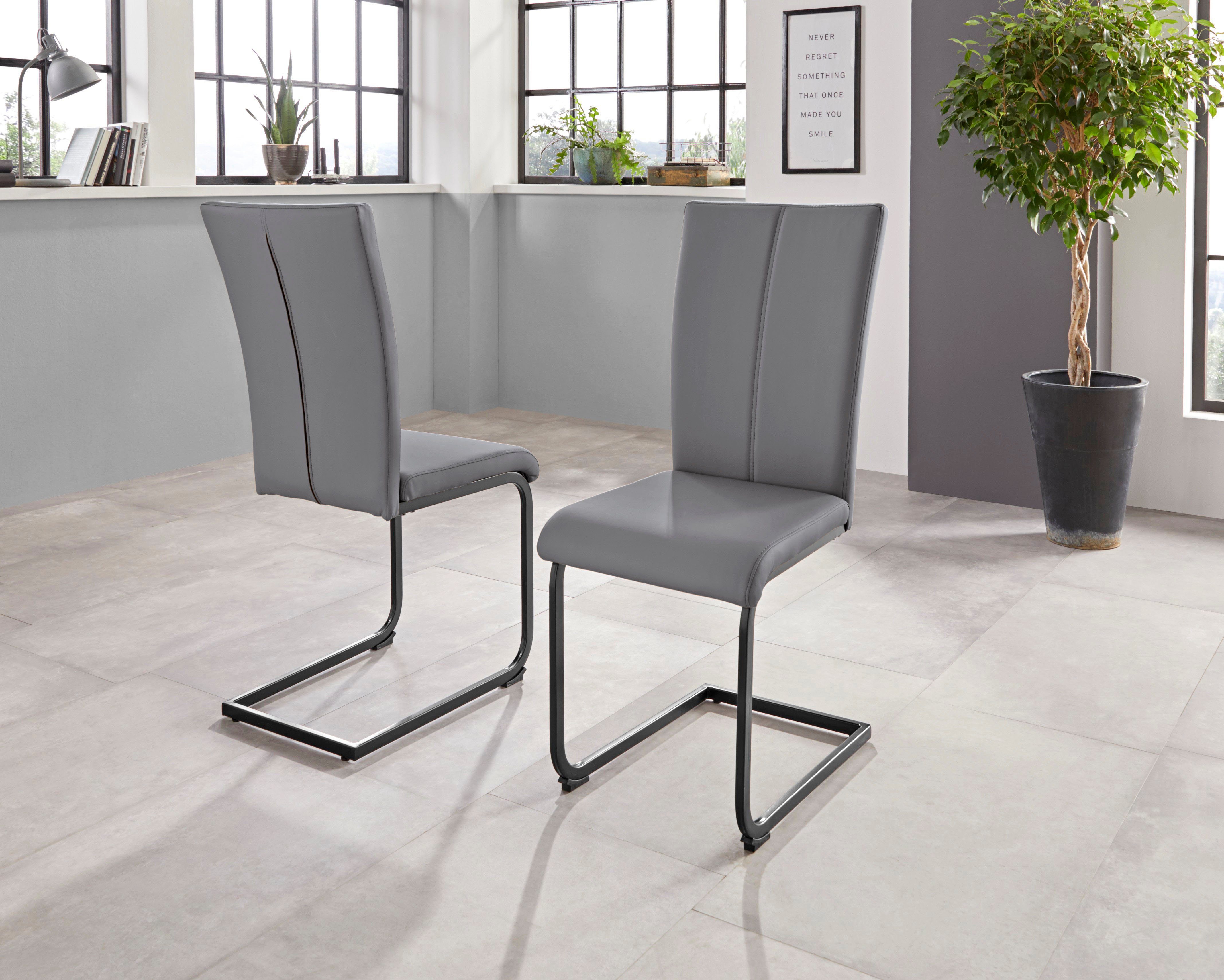 Home affaire Vrijdragende stoel Oliver Stoel belastbaar tot 120 kg (set, 2 stuks)