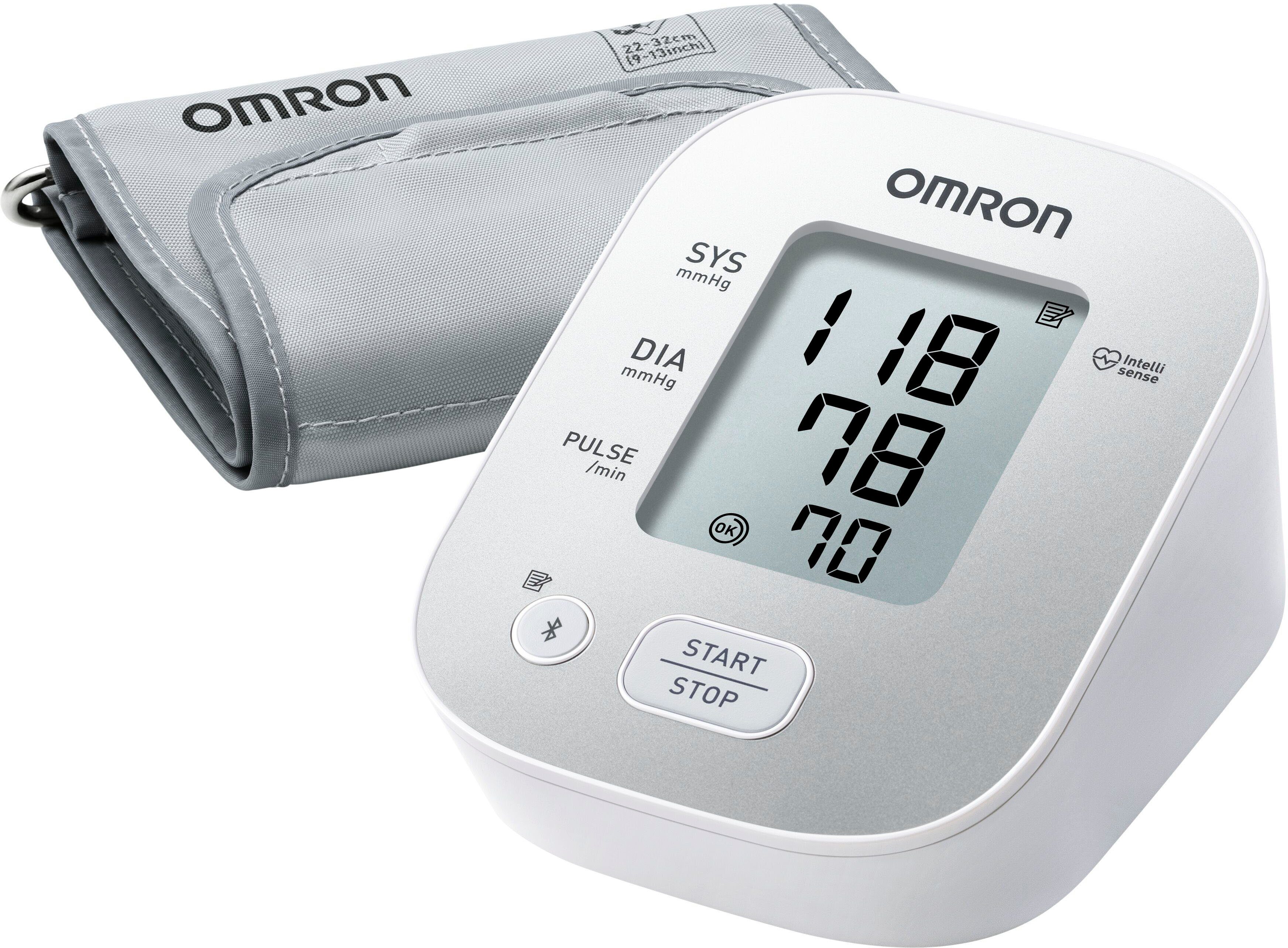 Detecteerbaar in verlegenheid gebracht aangenaam Omron Bovenarm-bloeddrukmeter X2 Smart voor thuis met bluetooth-compatibiliteit  en smartphone-app online kopen | OTTO