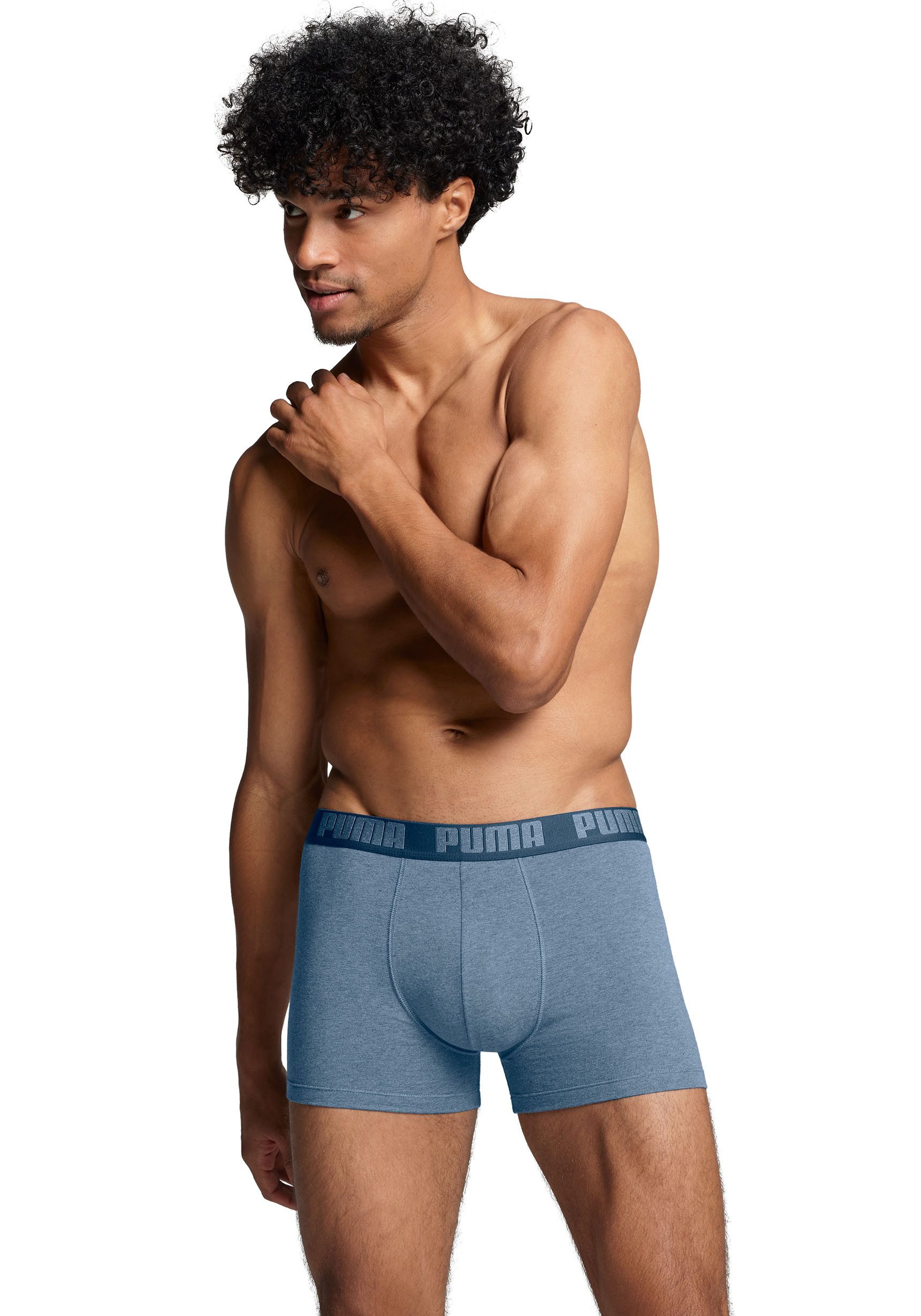 PUMA Boxershort met brede logoband (2 stuks, Set van 2)