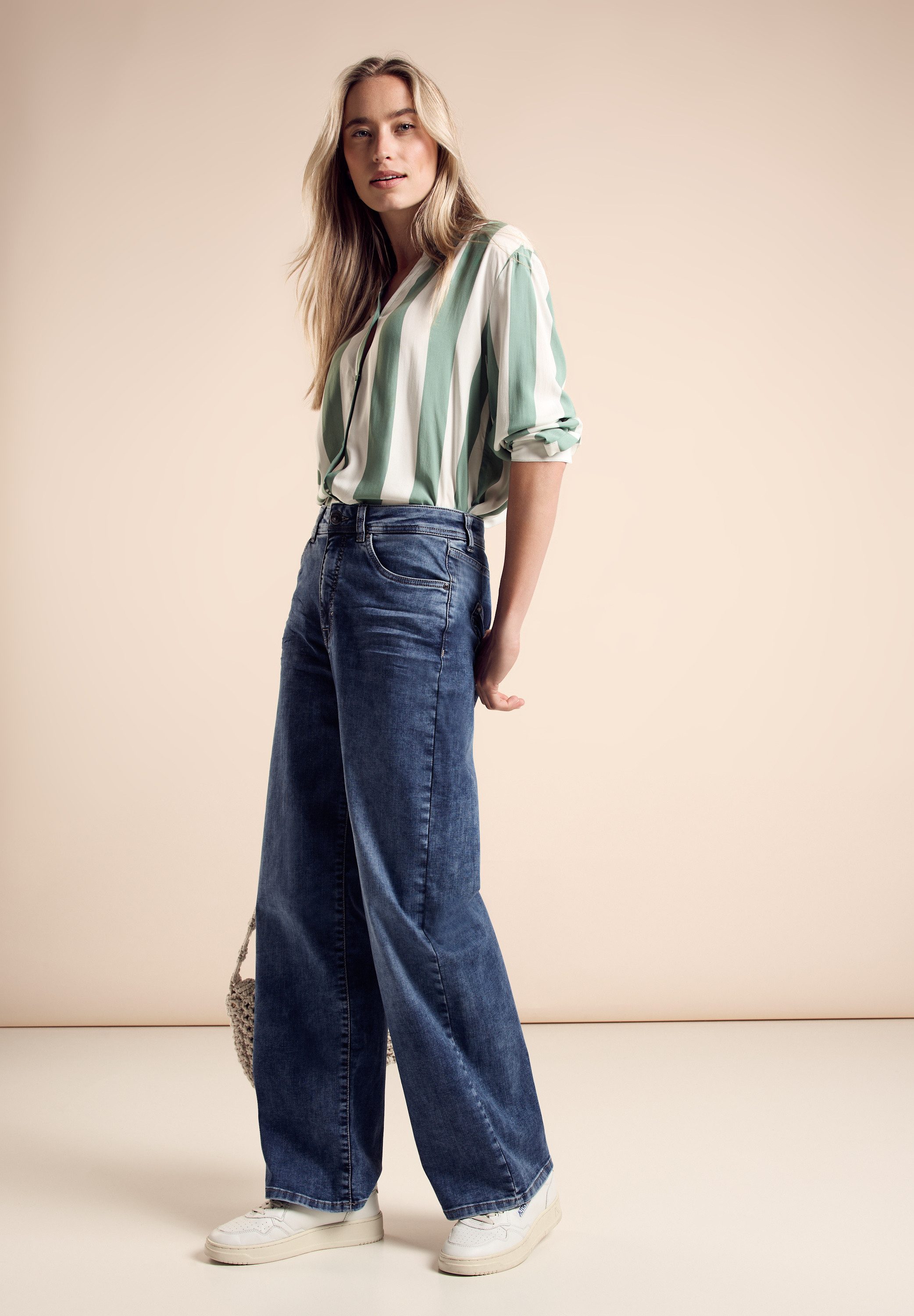 STREET ONE Loose fit jeans in 5-pocketsstijl