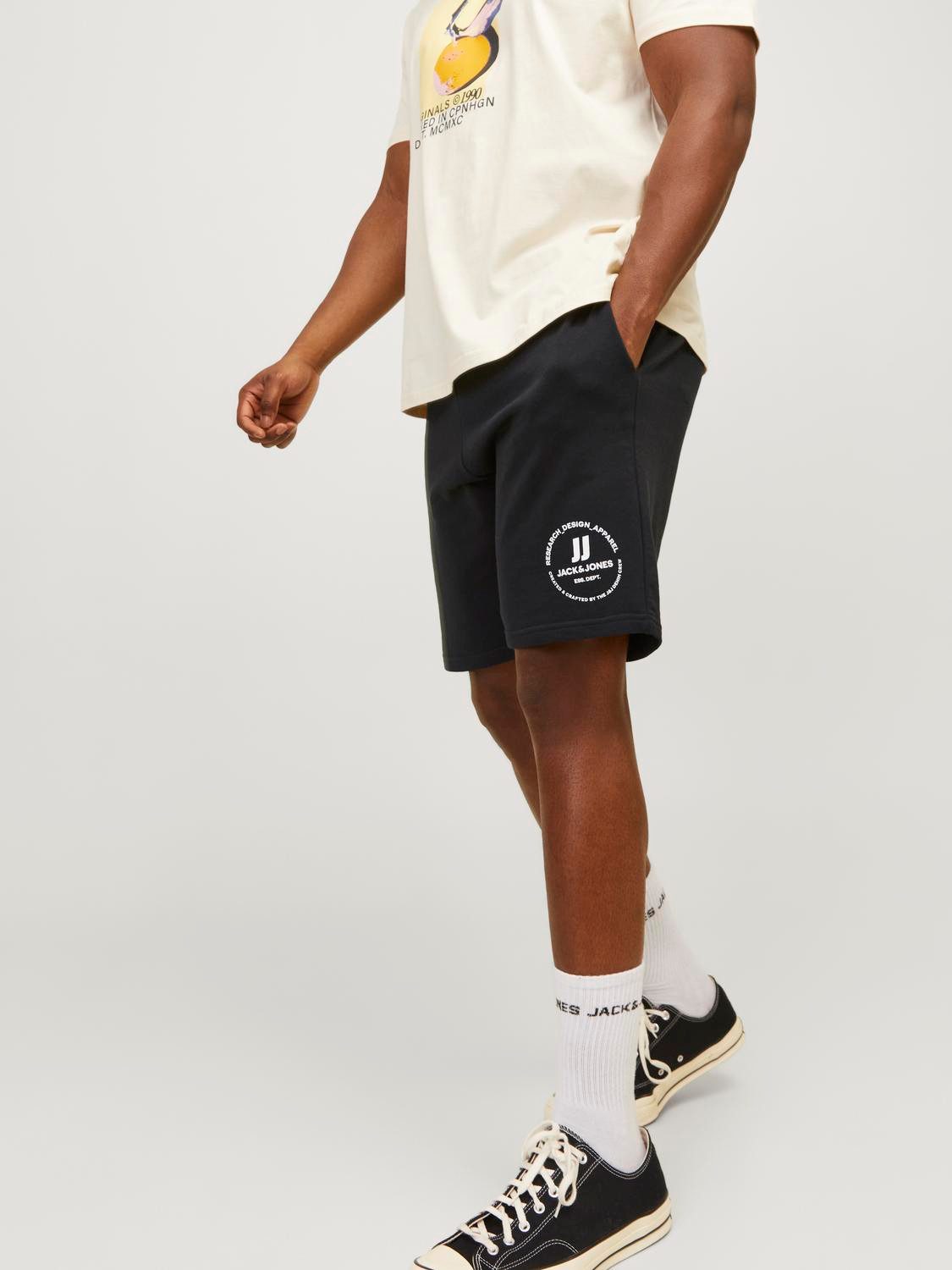 Jack & Jones PlusSize Joggingbroek JPSTSWIFT SWEAT SHORTS SN PLS