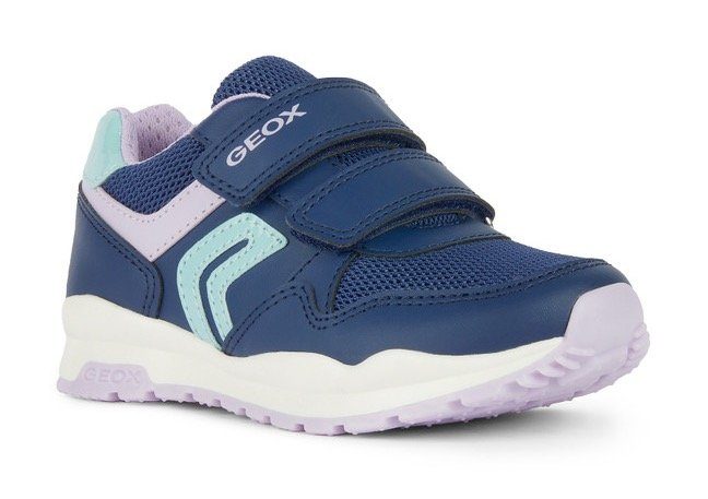 Geox Sneakers J PAVEL GIRL A met klittenband, vrijetijdsschoen, halfhoge schoen, veterschoen