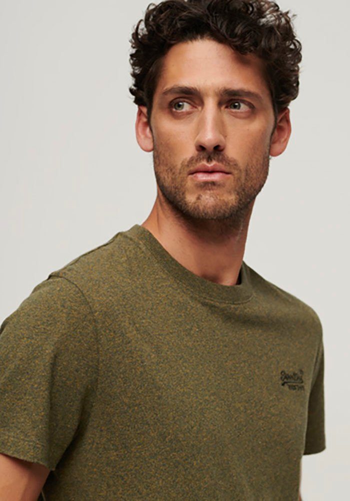Superdry Shirt met ronde hals ESSENTIAL LOGO EMB TEE