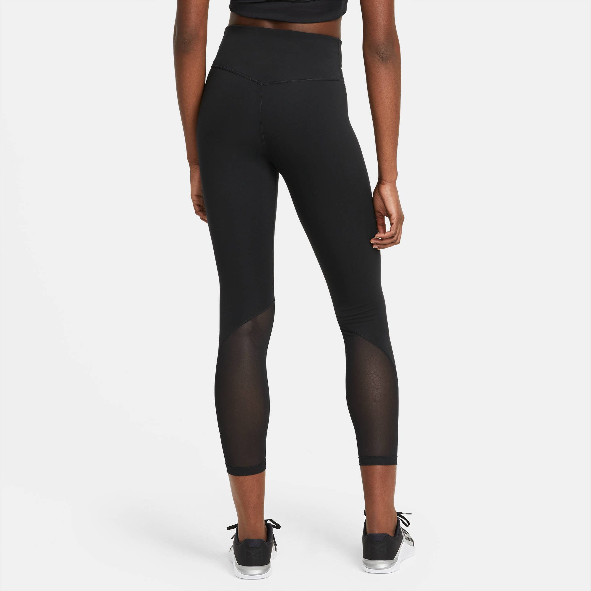 Nike Trainingstights One Women's Mid-Rise / Mesh-Paneled Leggings