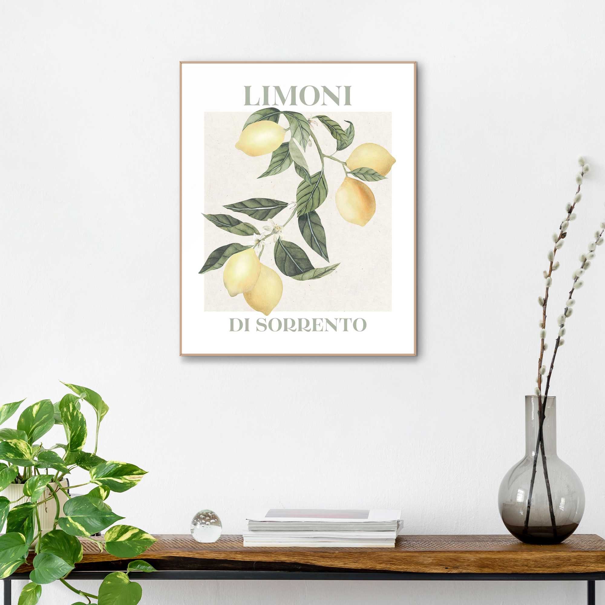 Reinders! Artprint met lijst Limoni schilderijen geel