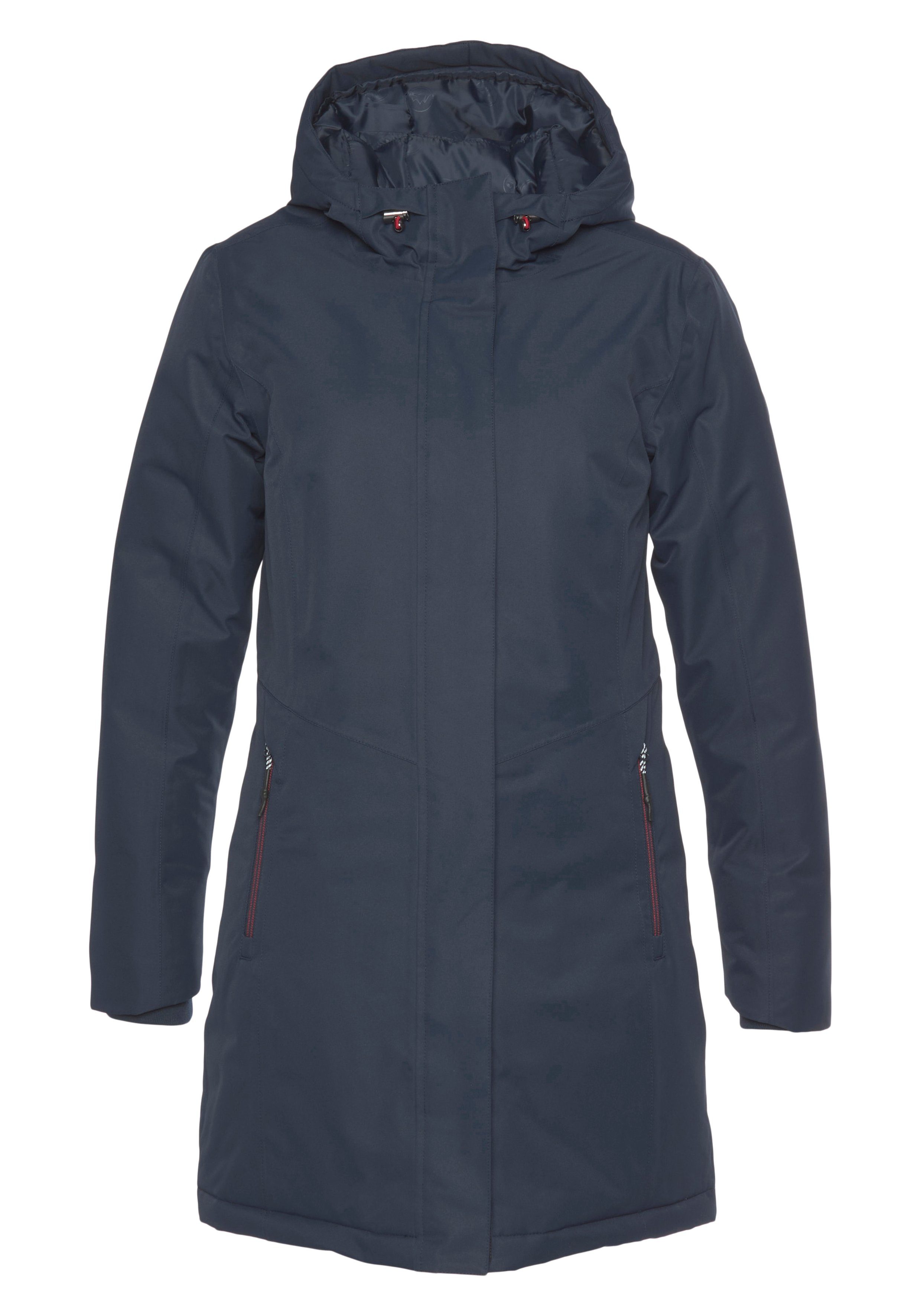 Polarino Functionele parka uit hardshellmateriaal met gelaste naden