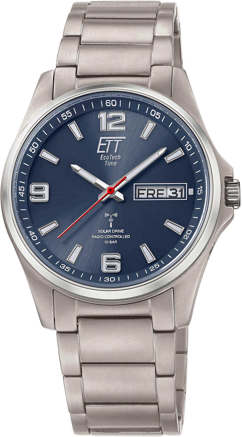 ETT Radiografisch horloge Everest, EGT-11602-31M Polshorloge, herenhorloge, datum, solar