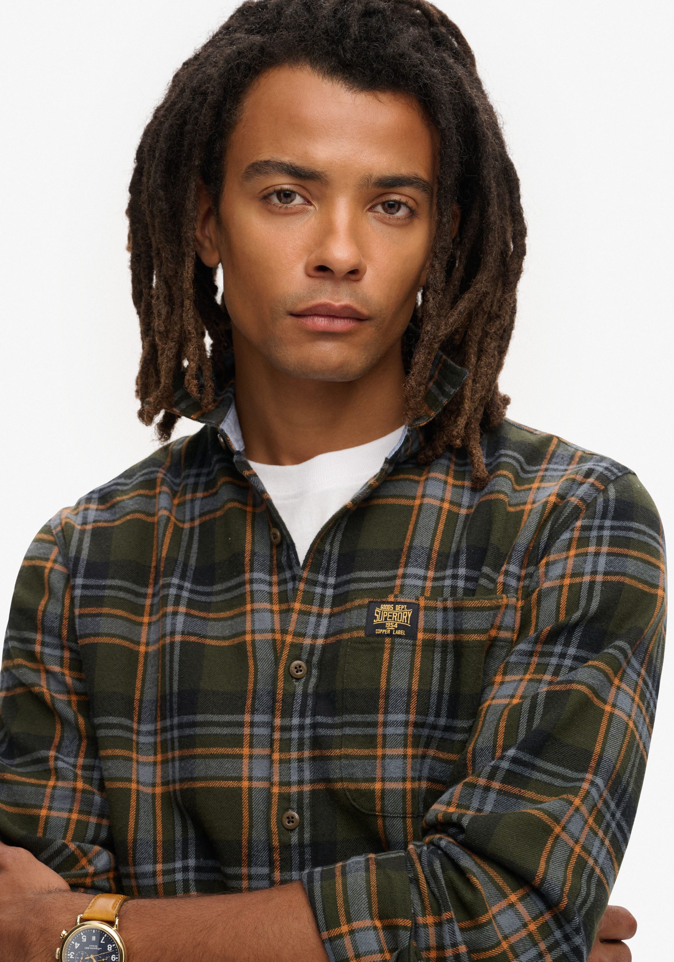 Superdry Overhemd met lange mouwen Organic Cotton Lumberjack Check Shirt