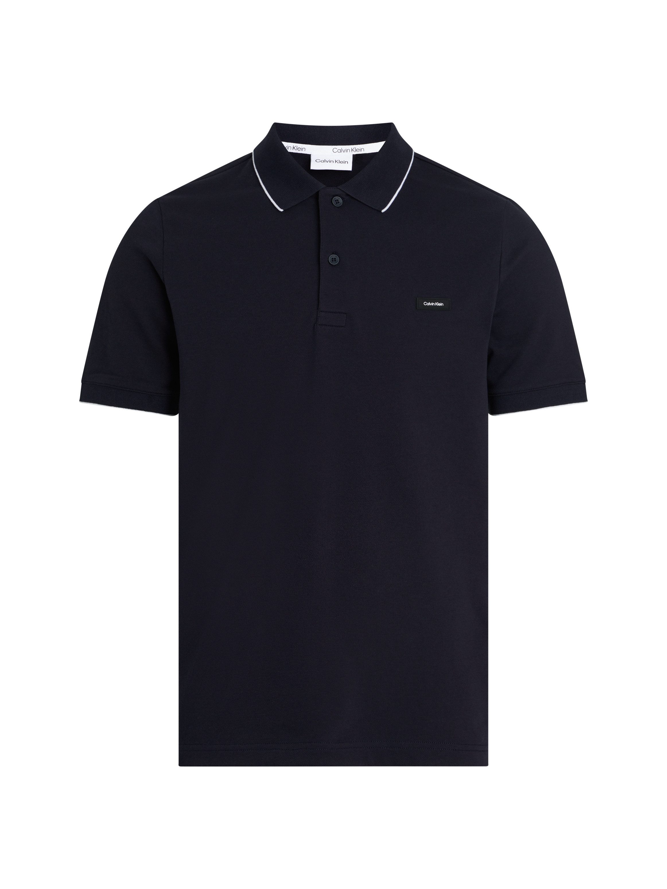 Calvin Klein Poloshirt STRETCH PIQUE TIPPING POLO