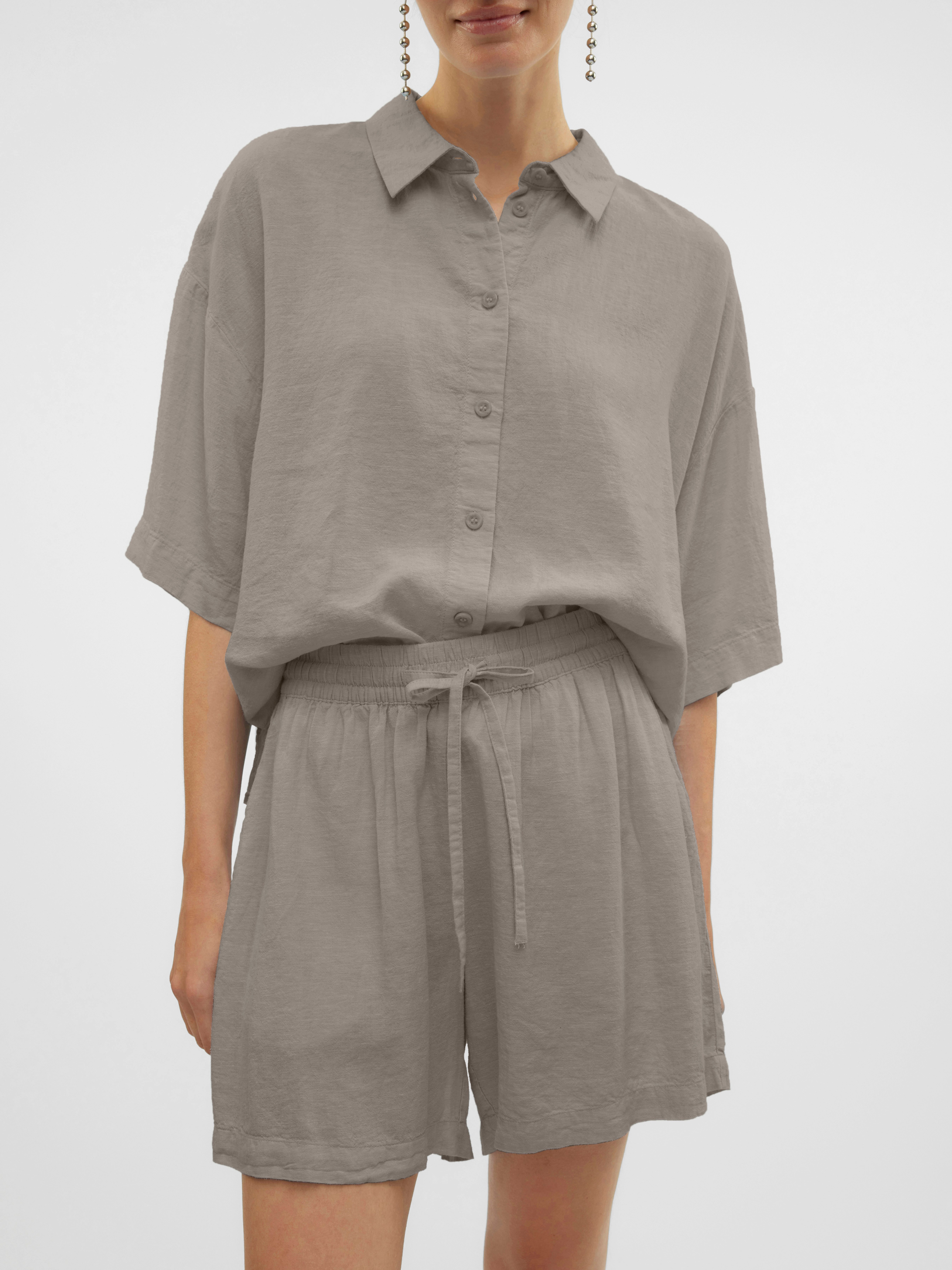Vero Moda Short VMLINN LINEN SHORTS WVN NOOS