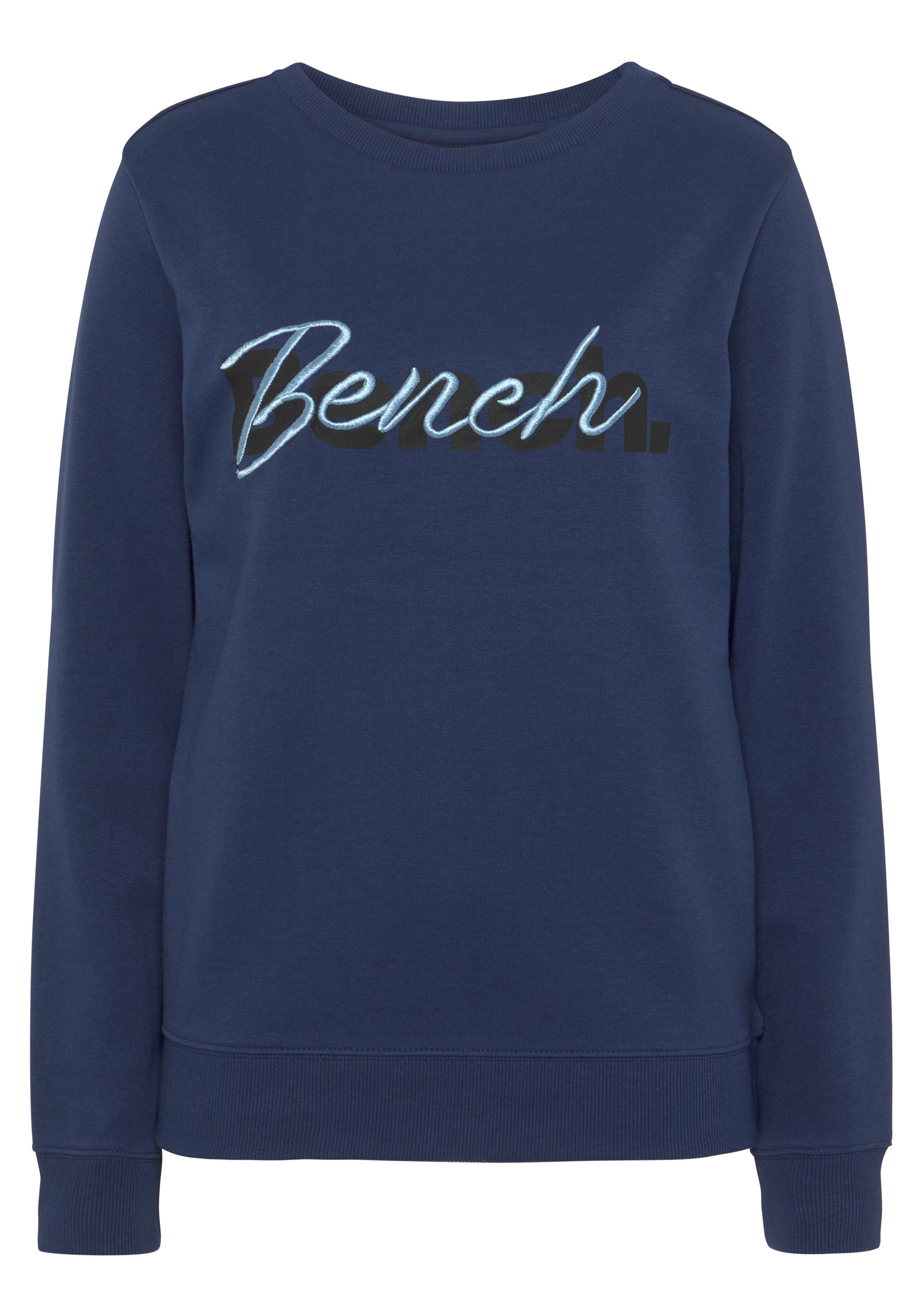 Bench. Loungewear Sweatshirt met logoprint en borduurwerk, loungepak
